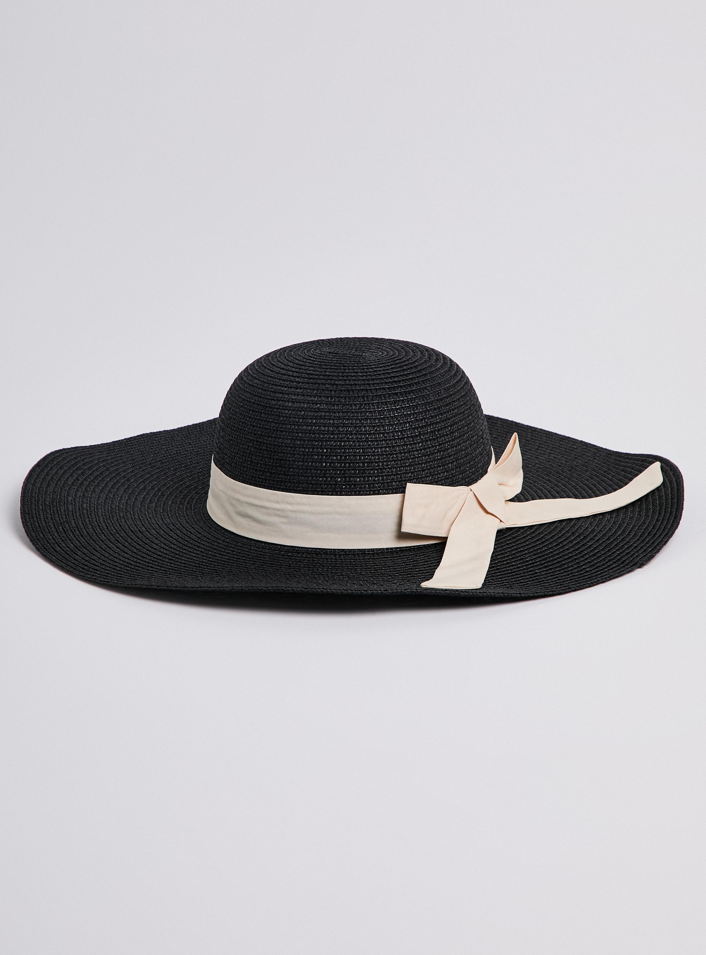 Sombrero de Playa Ala Ancha con Cinta-2