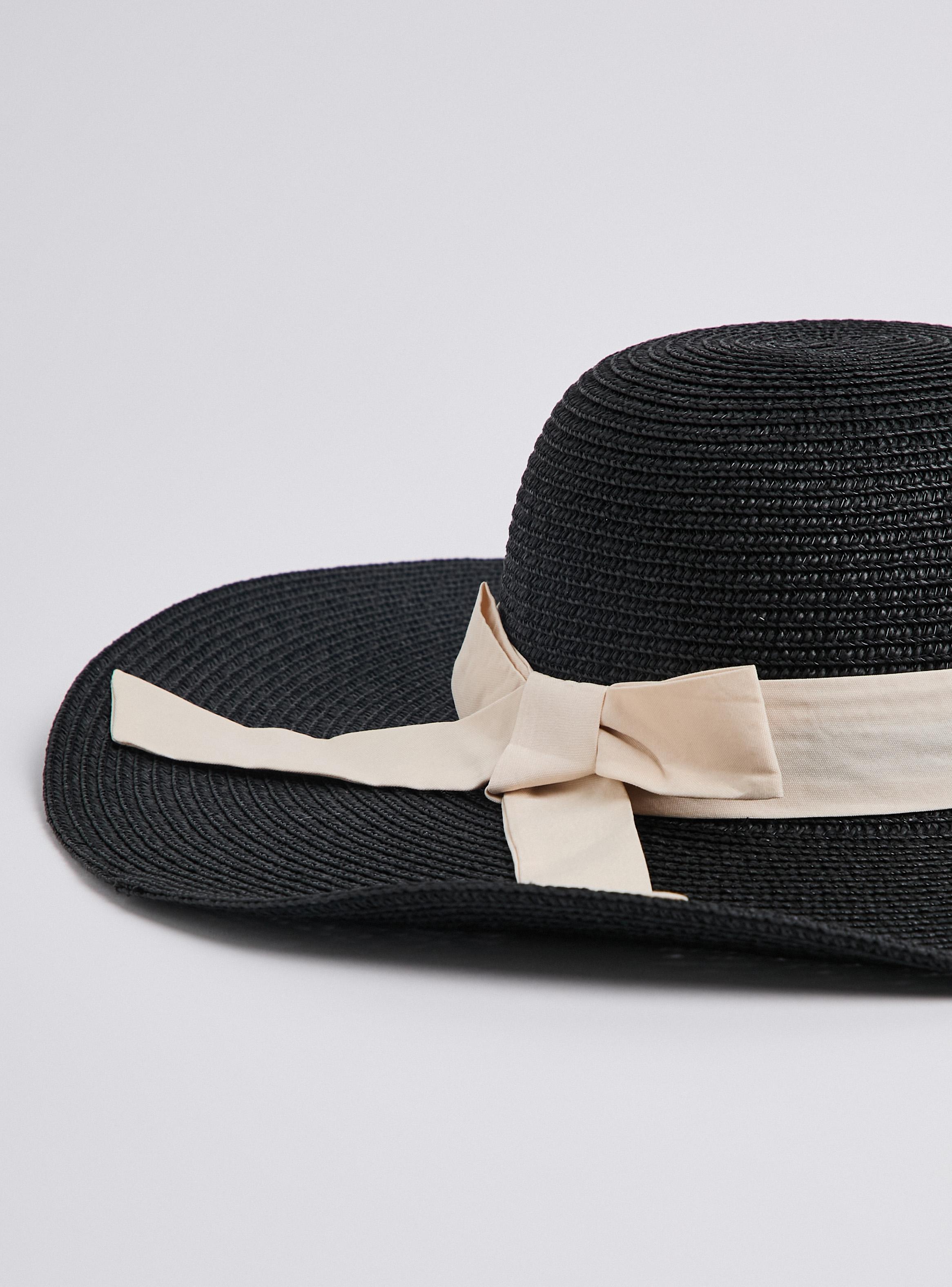 Sombrero de Playa Ala Ancha con Cinta-4