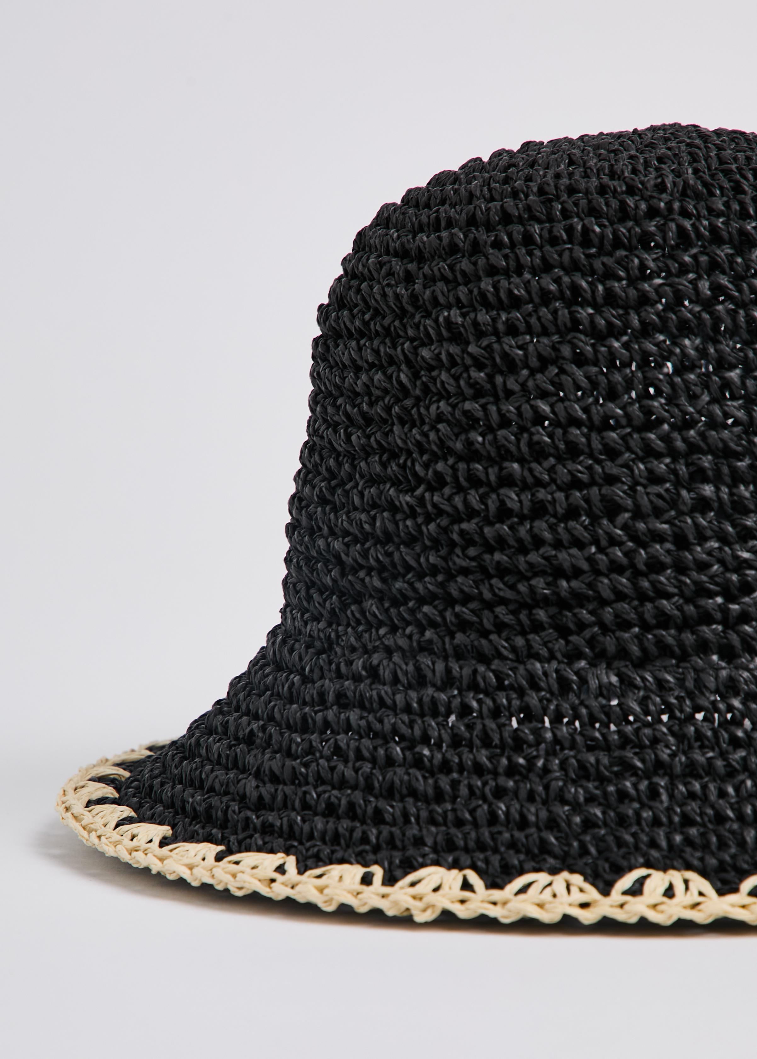 Sombrero Bucket con Pespunte-4