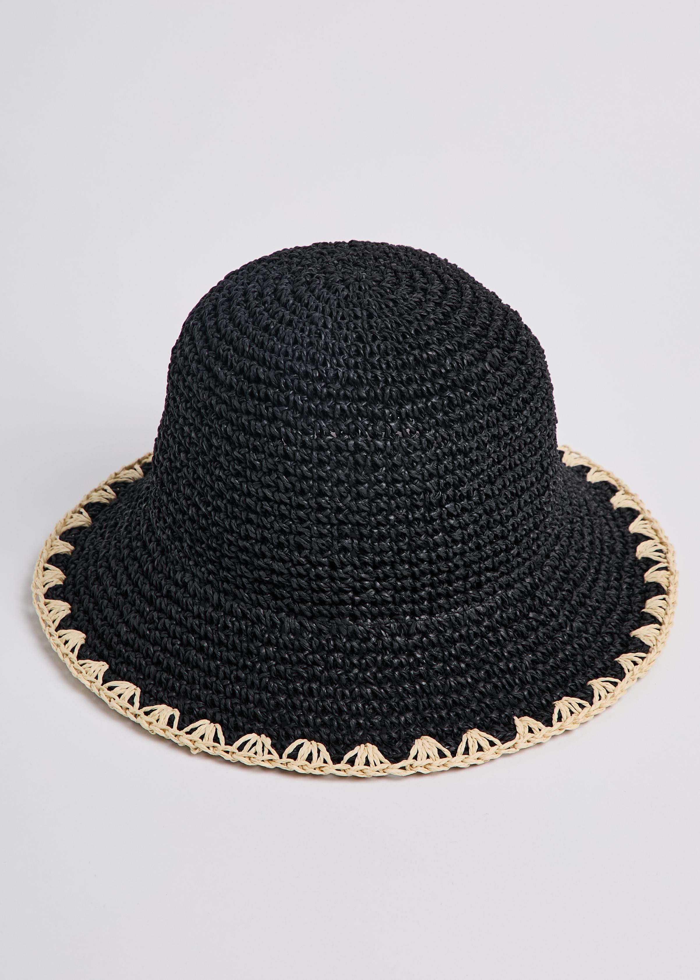 Sombrero Bucket con Pespunte-3