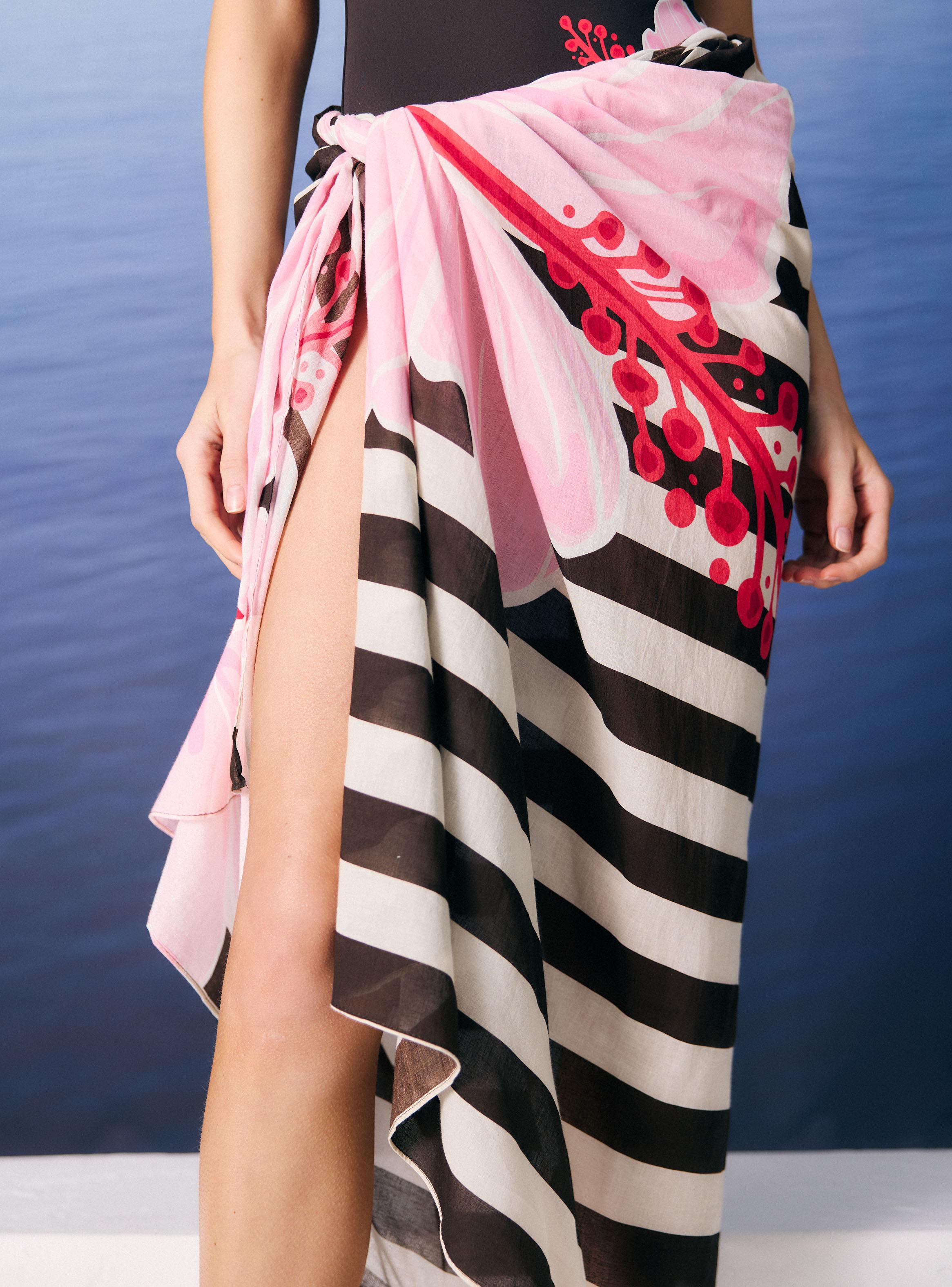 Pareo Estampado con Bolsa-5