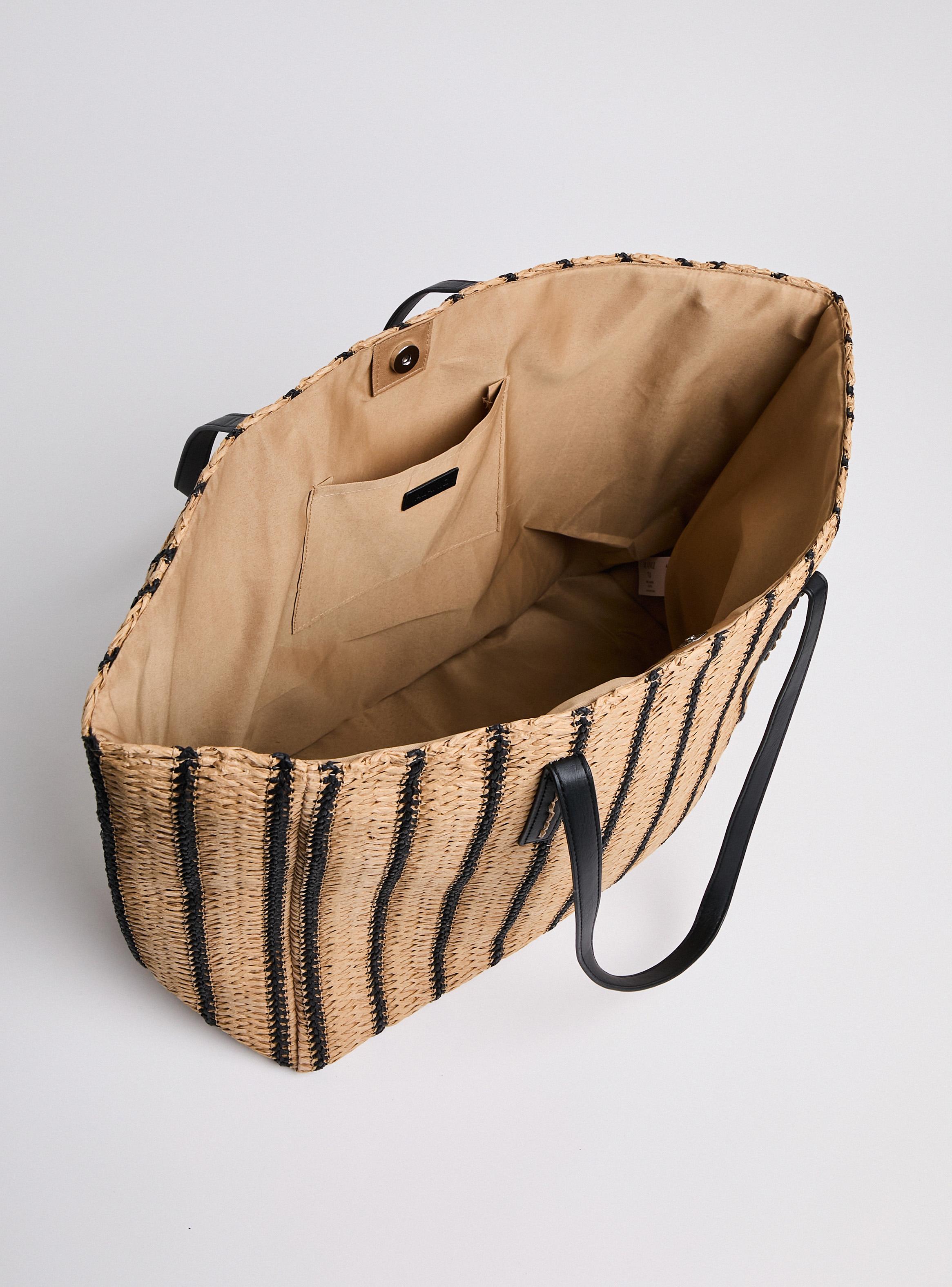 Cartera de Hombro Totebag de Raffia-5