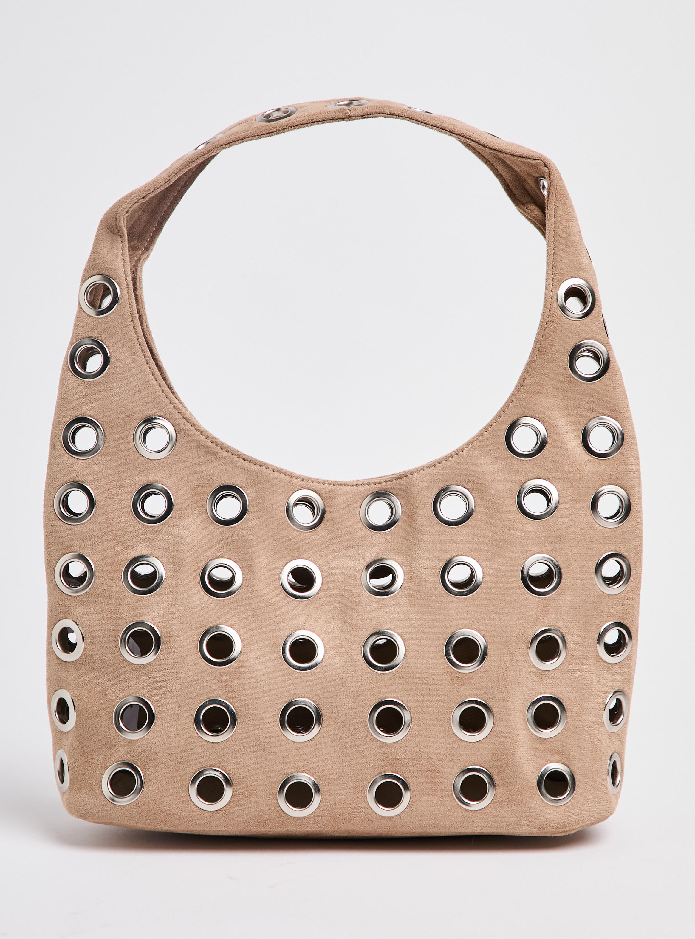 Cartera de Hombro con Diseño Ojetillos-0