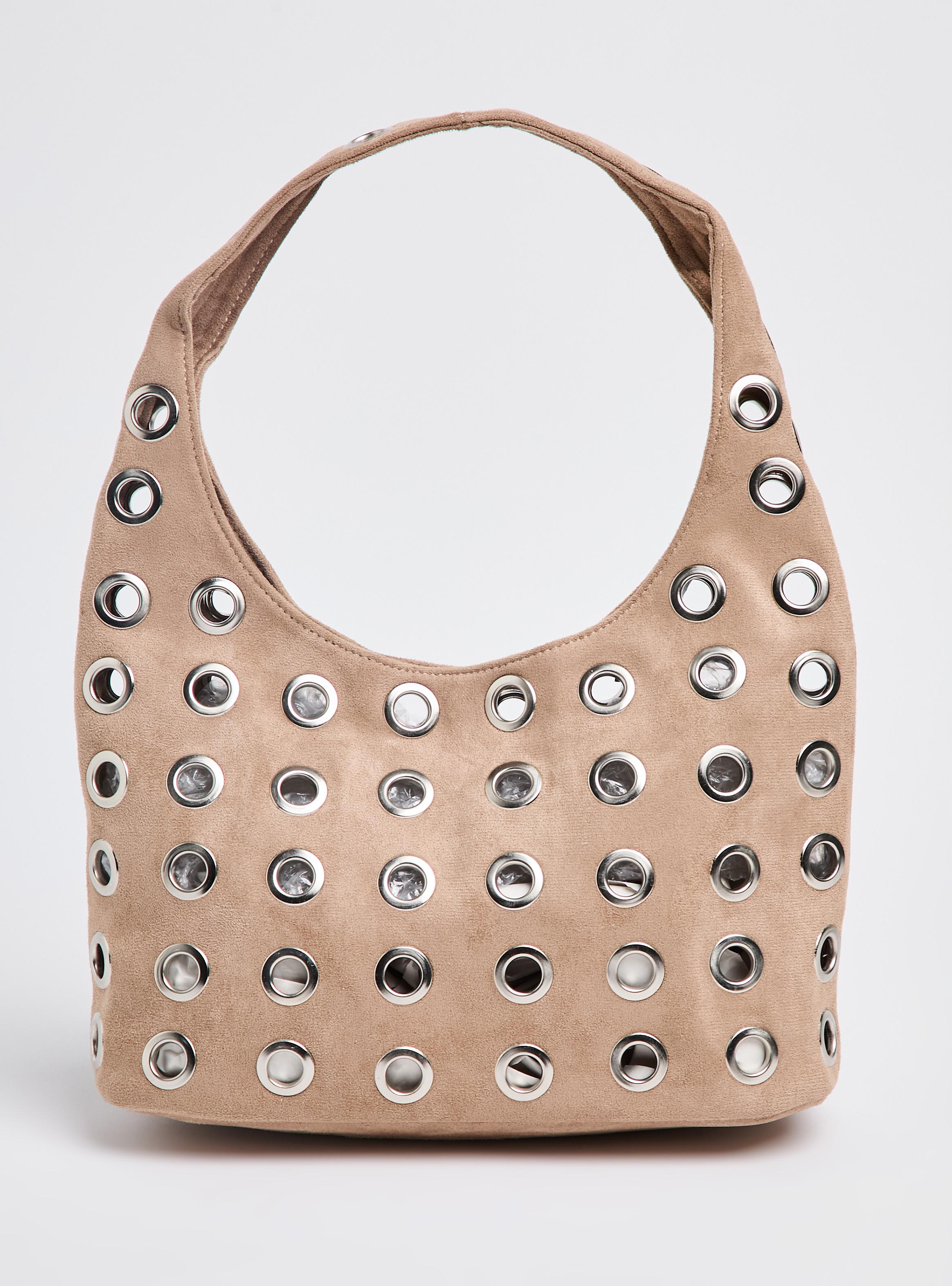 Cartera de Hombro con Diseño Ojetillos-2