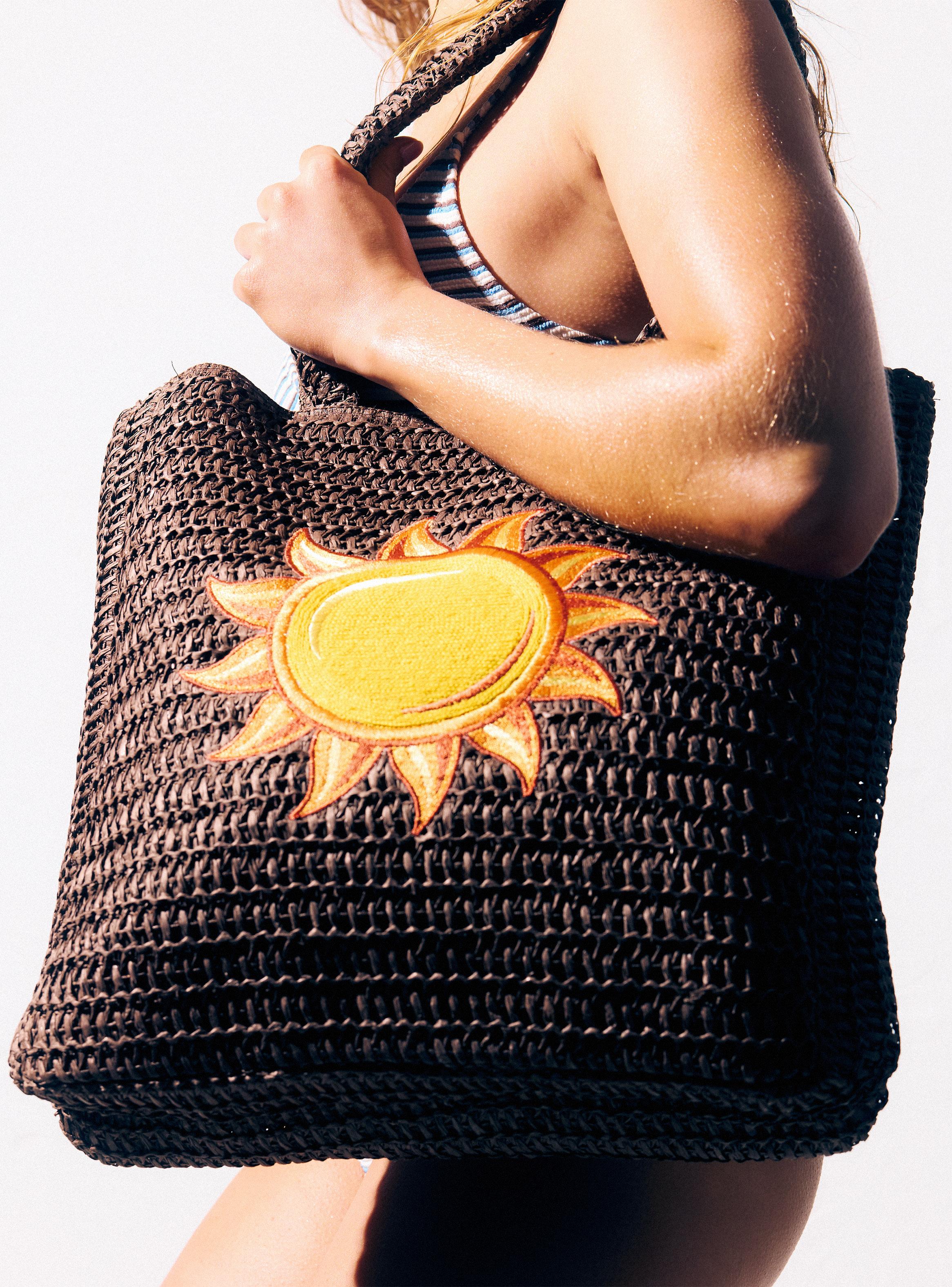 Bolso de Playa con Detalle Bordado-4