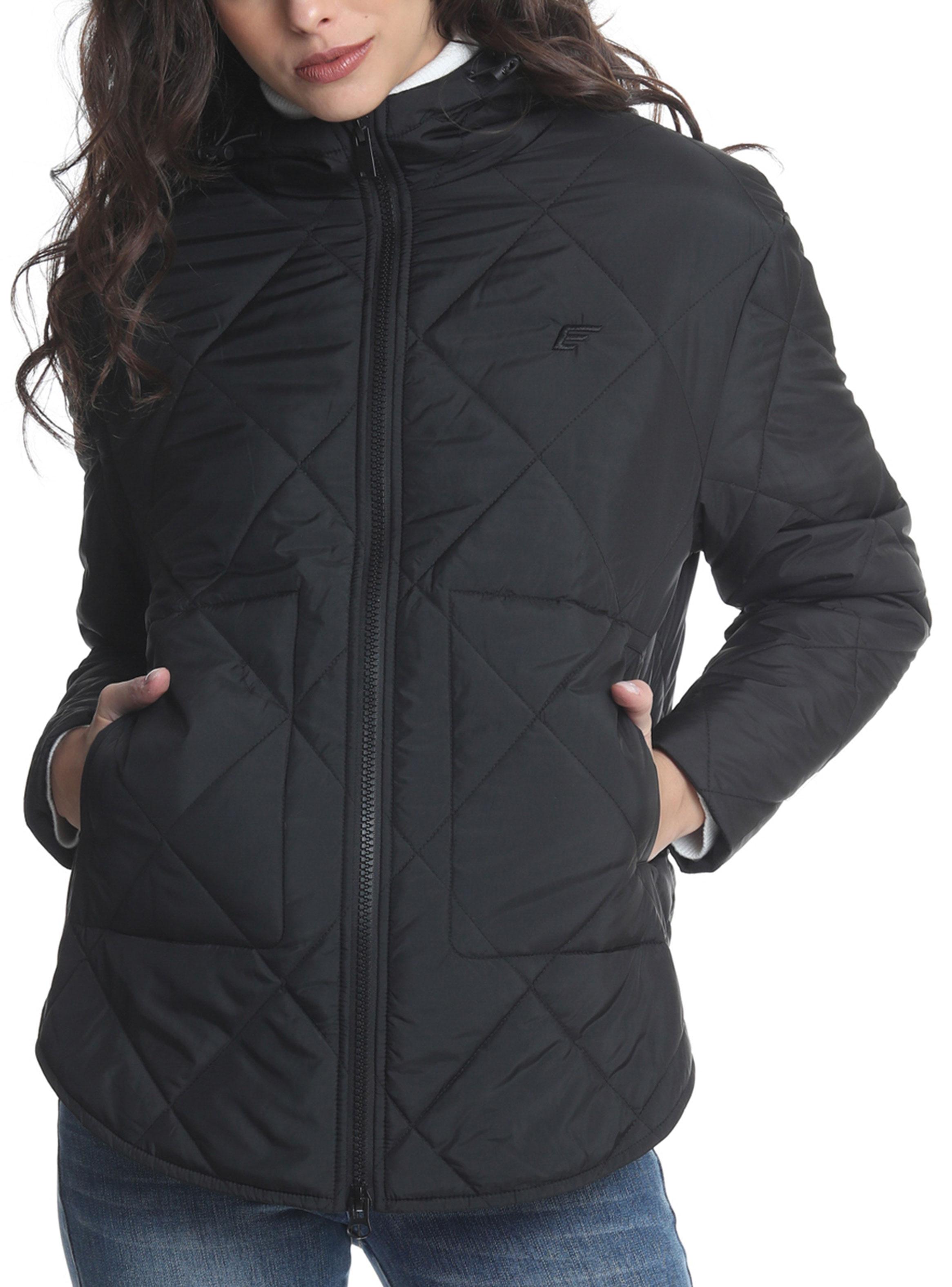 Parka Light Quilt Black-0