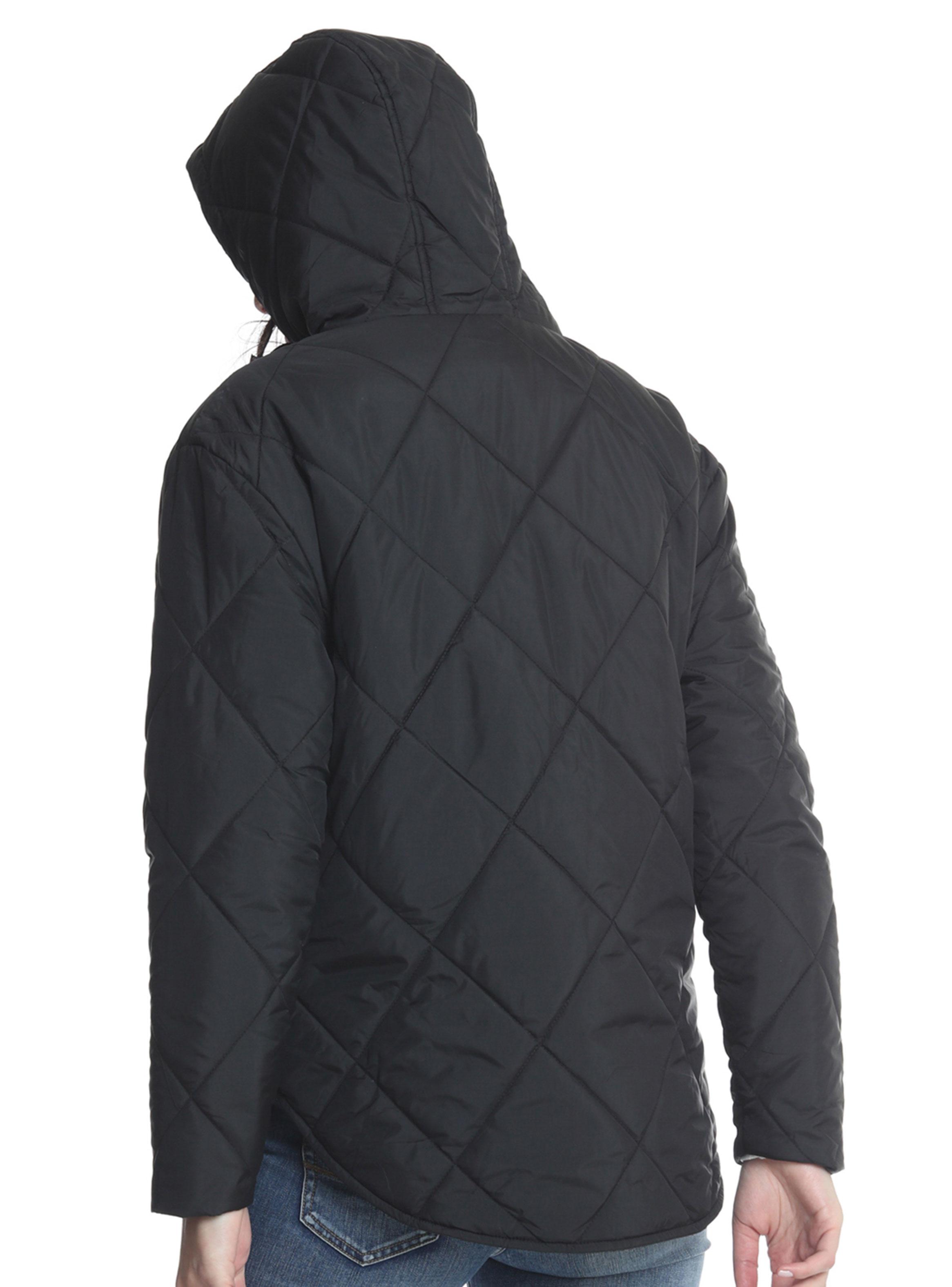 Parka Light Quilt Black-1
