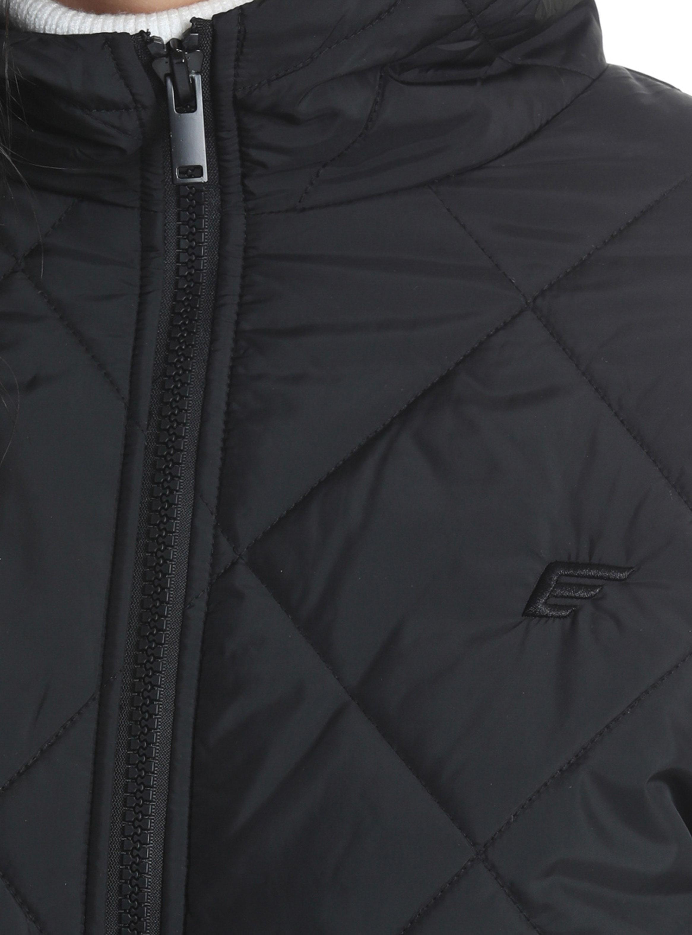 Parka Light Quilt Black-2