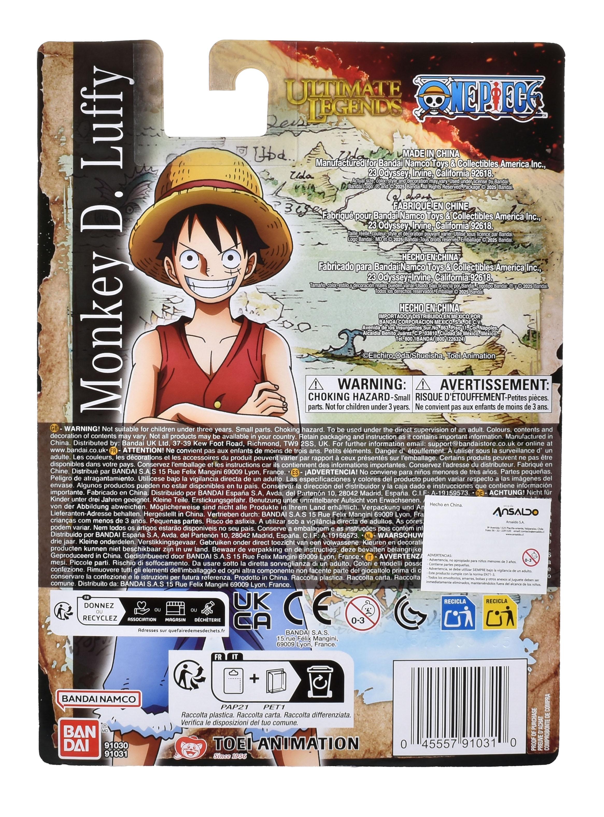 Figura de Acción Monkey D. Luffy 13 cm-3