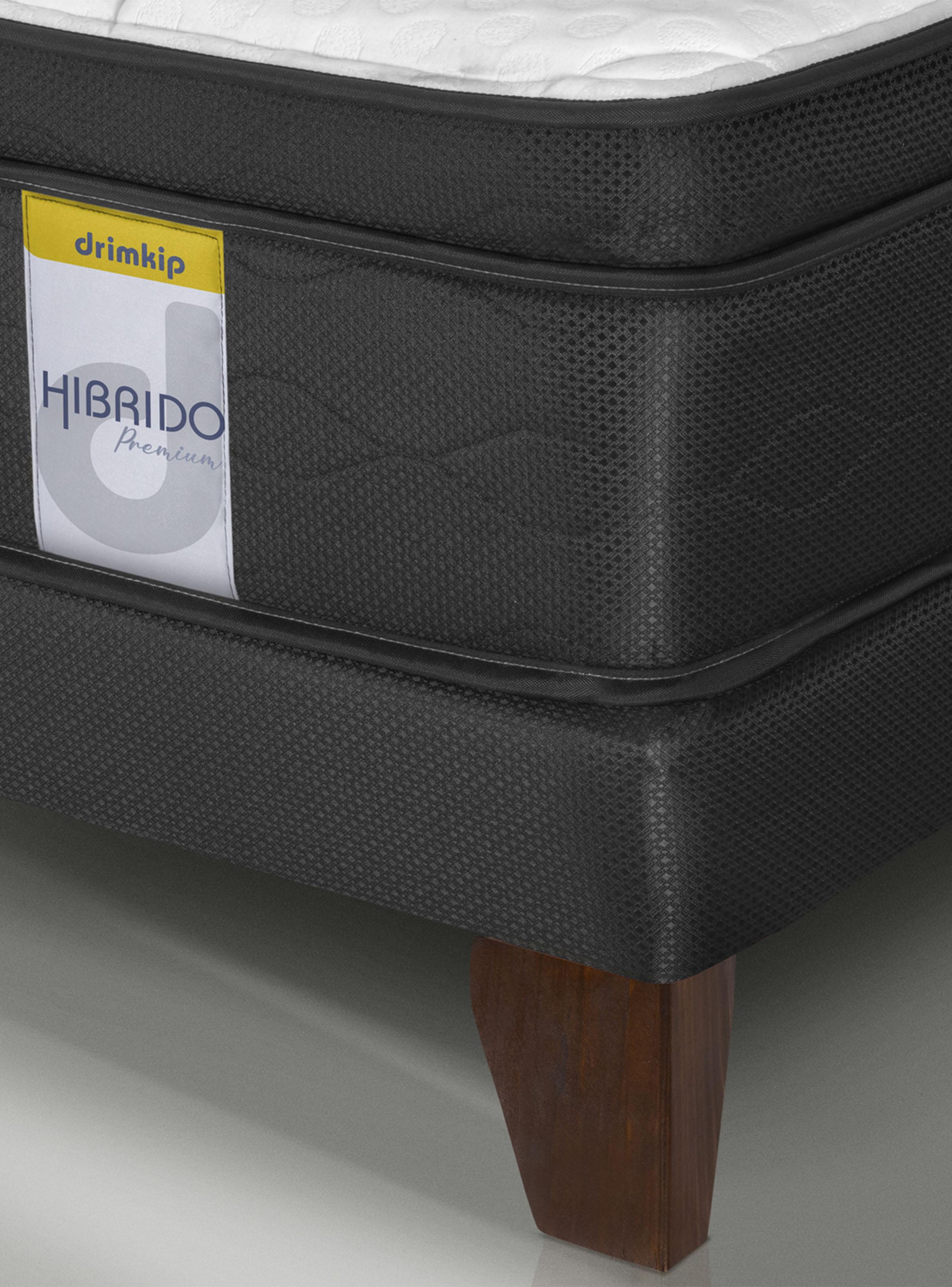 Cama Europea Híbrido premium 1.5 Plazas (105x200) + Respaldo DK+ Velelador-4