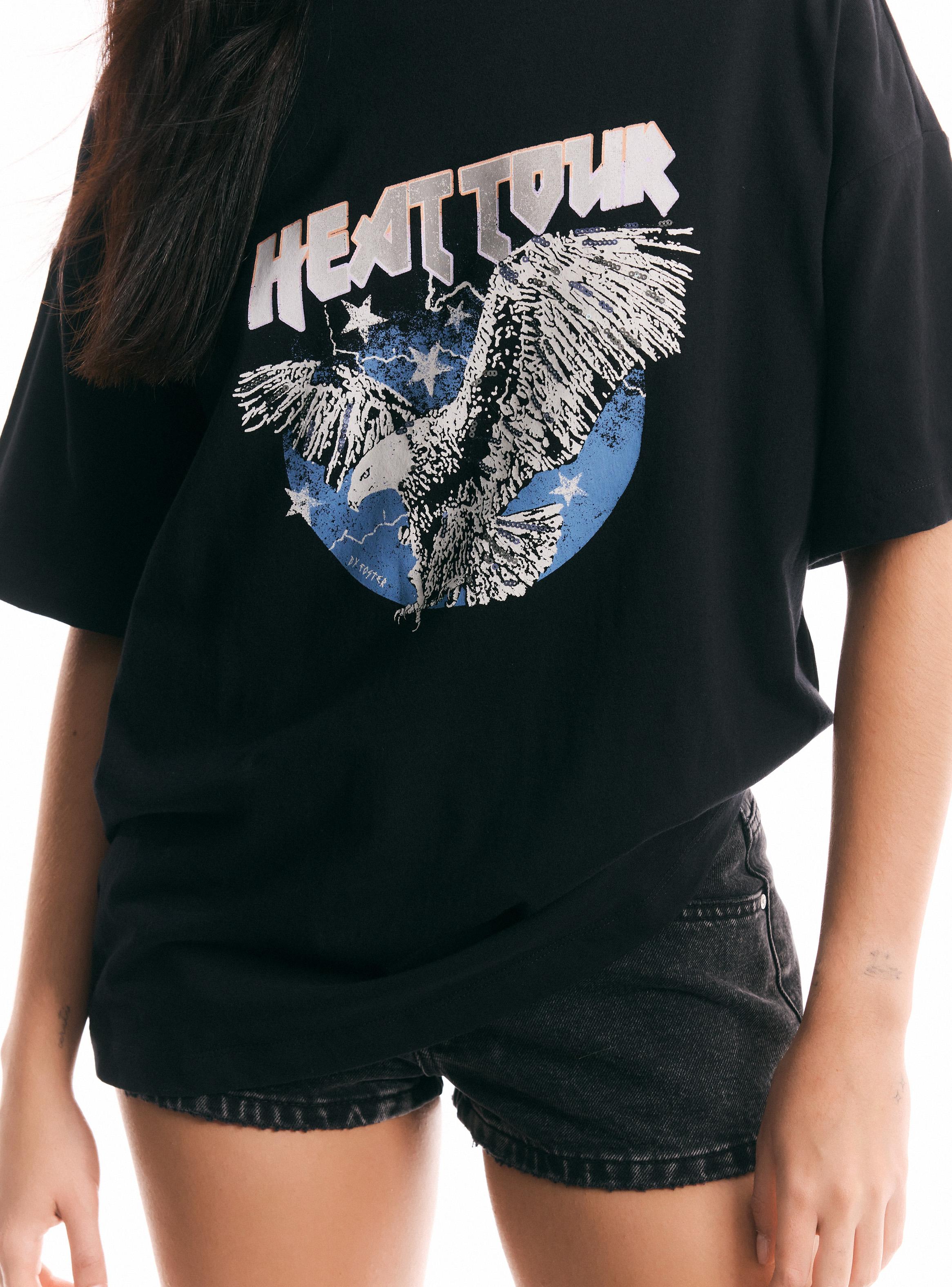 Polera Oversize Estampado Frontal-2