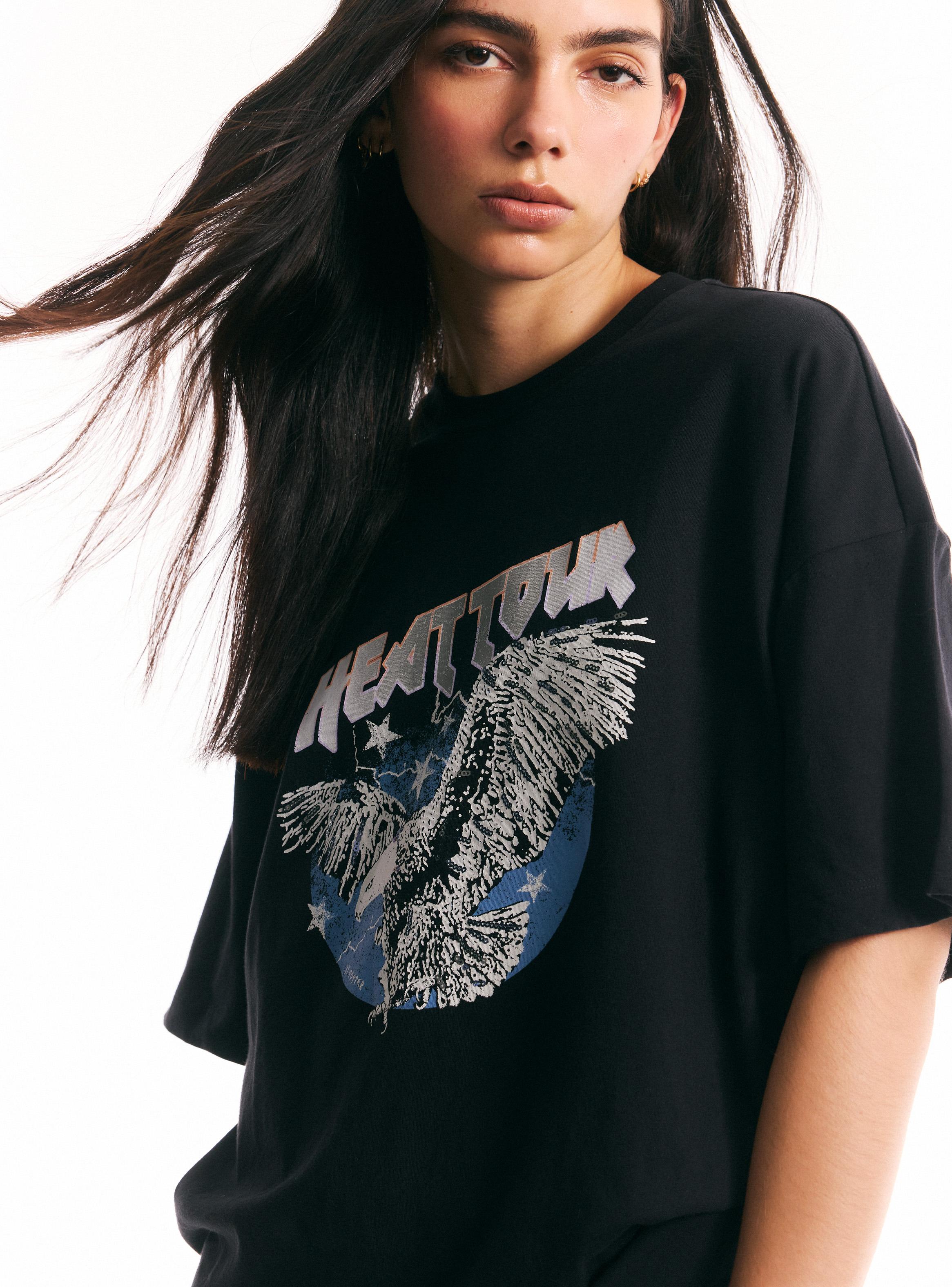 Polera Oversize Estampado Frontal-3