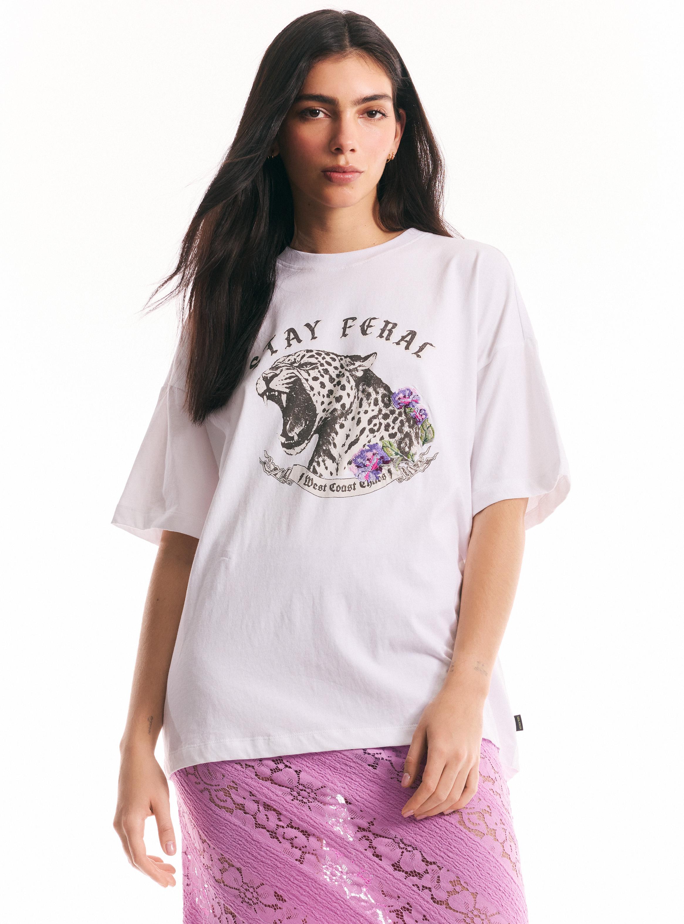 Polera Oversize Estampado Frontal-0