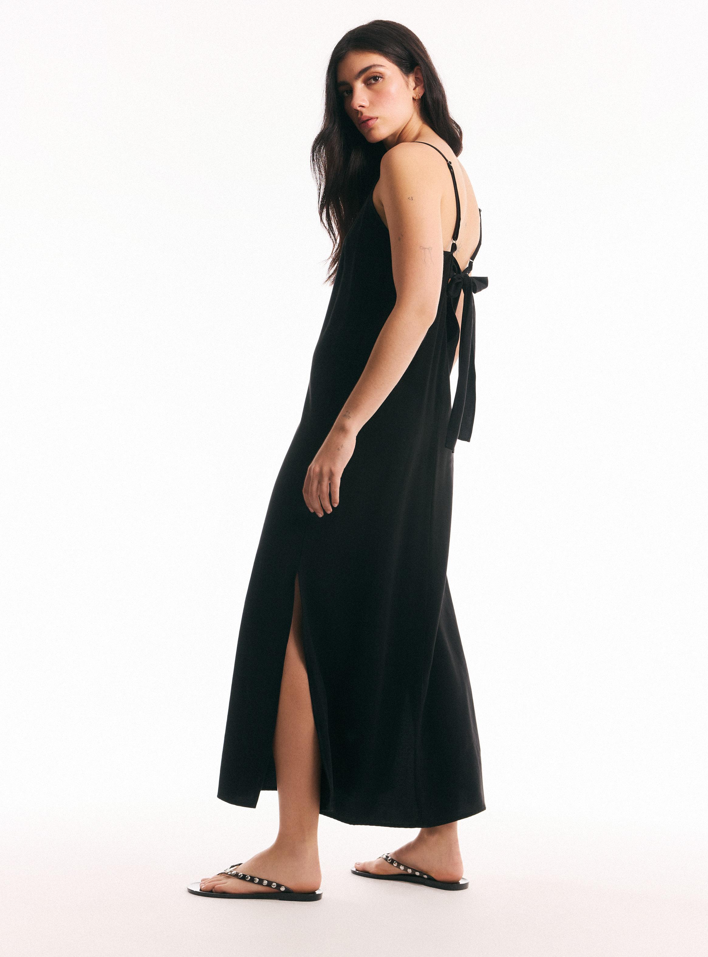 Vestido Midi Lazo Espalda-5