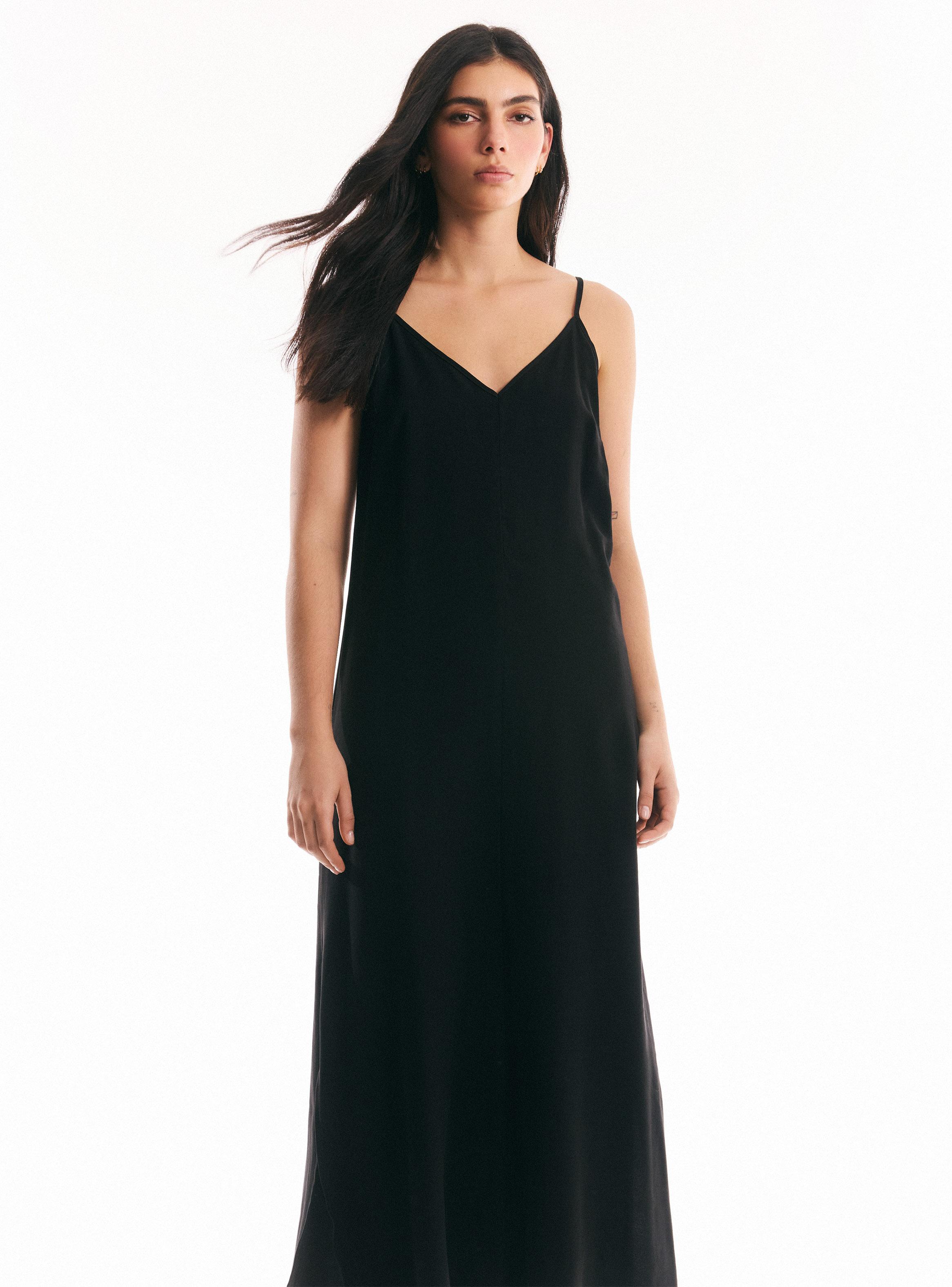 Vestido Midi Lazo Espalda-0