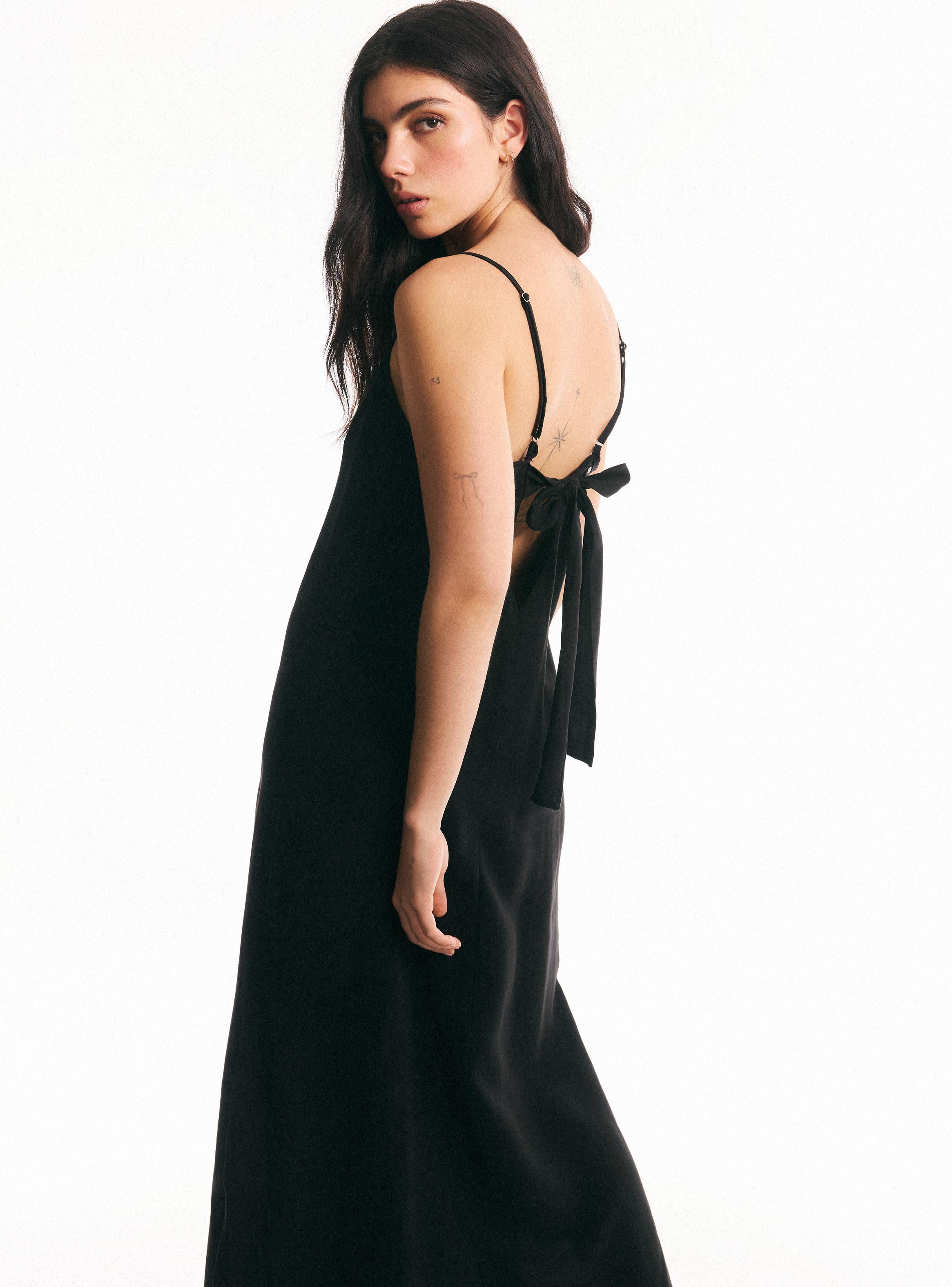Vestido Midi Lazo Espalda-1