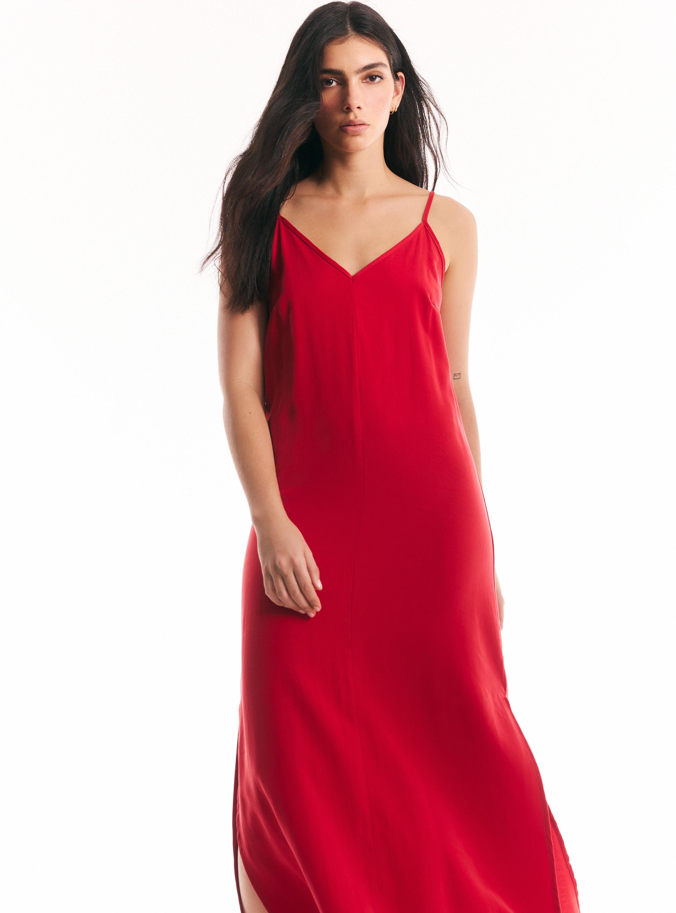 Vestido Midi Lazo Espalda-0