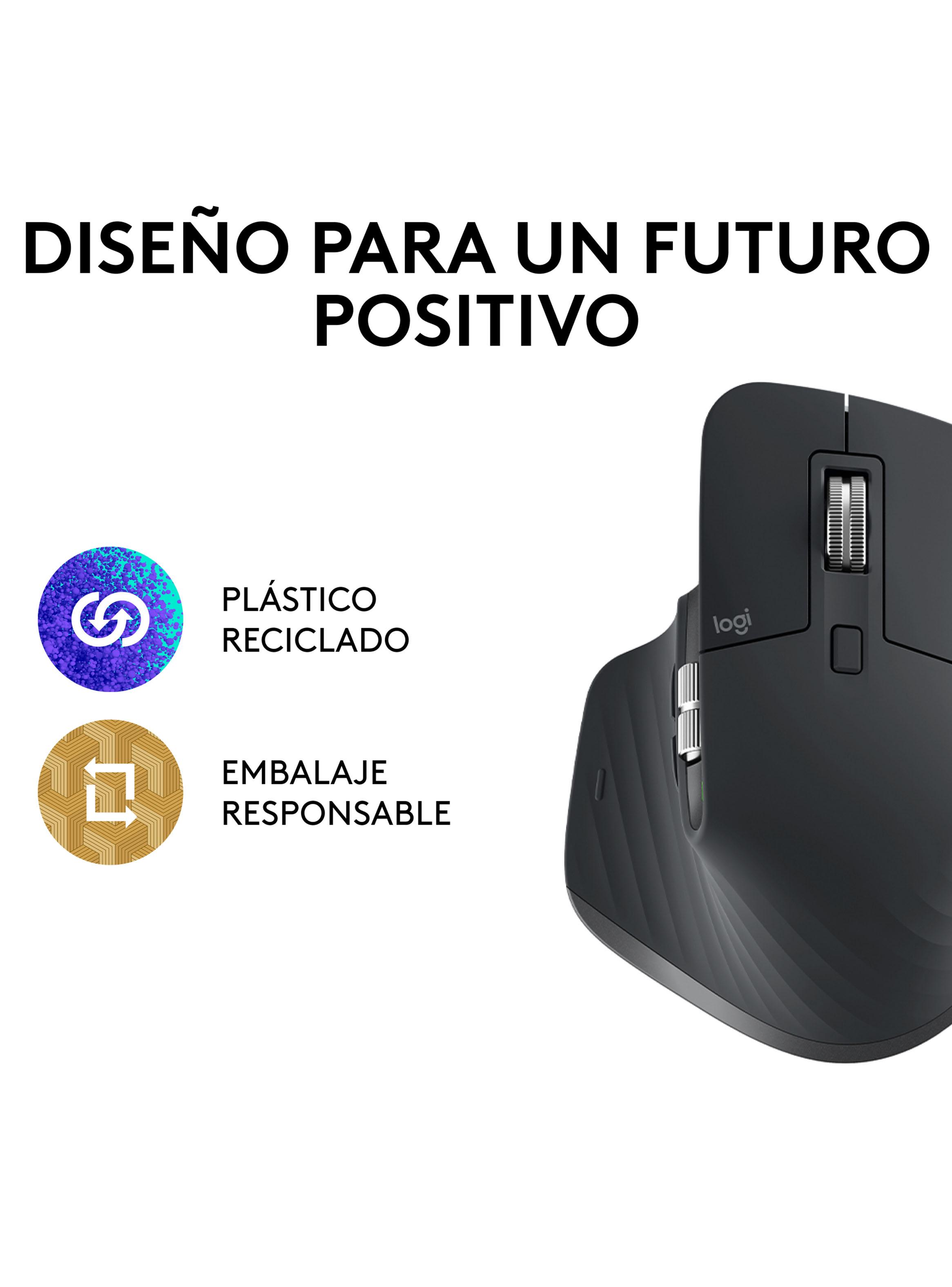 Mouse Inalámbrico Master 3S Negro-2