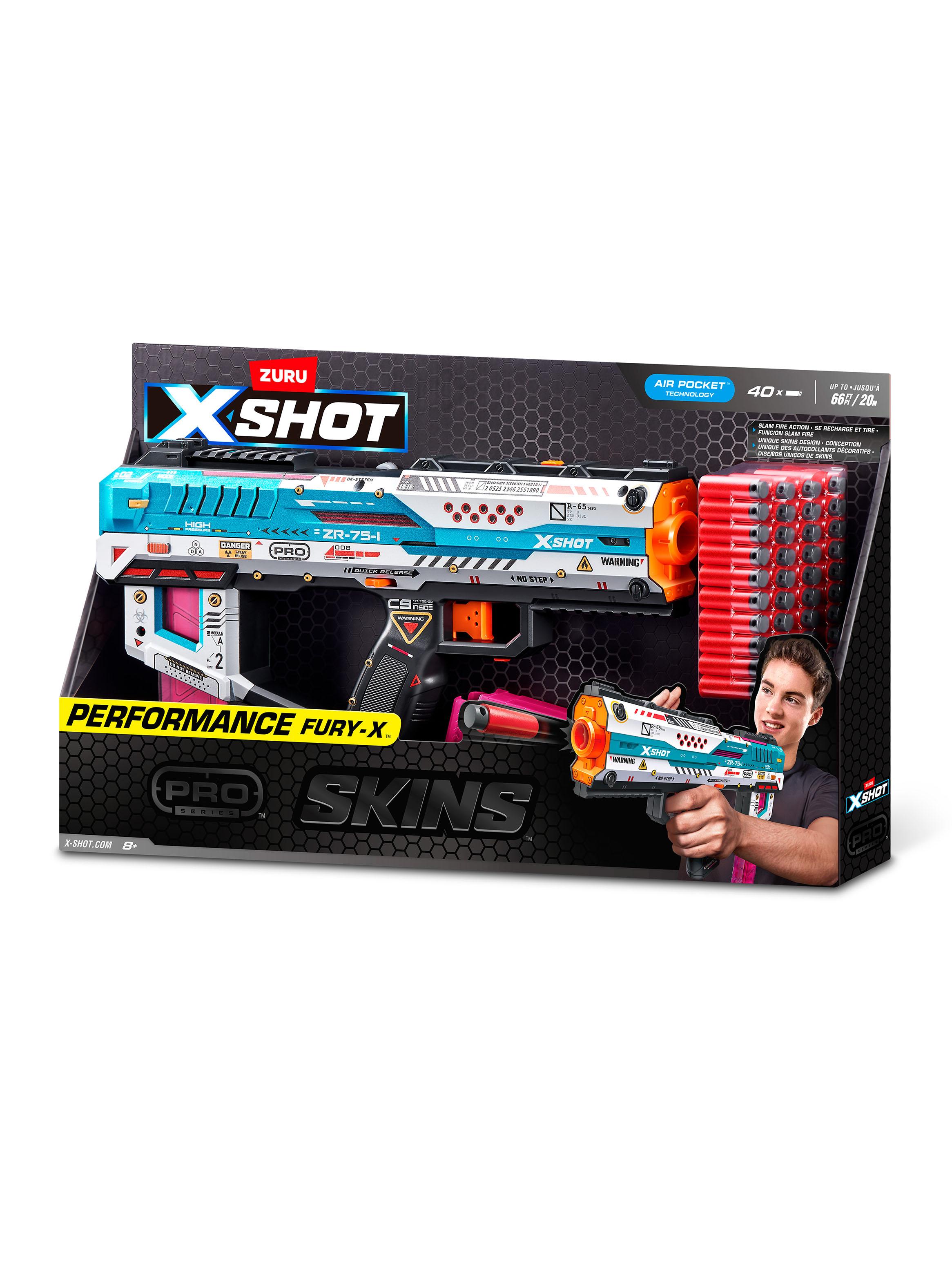 Lanzador de Dardos Skins Pro Series Fury-X Blaster 40 Dardos-1