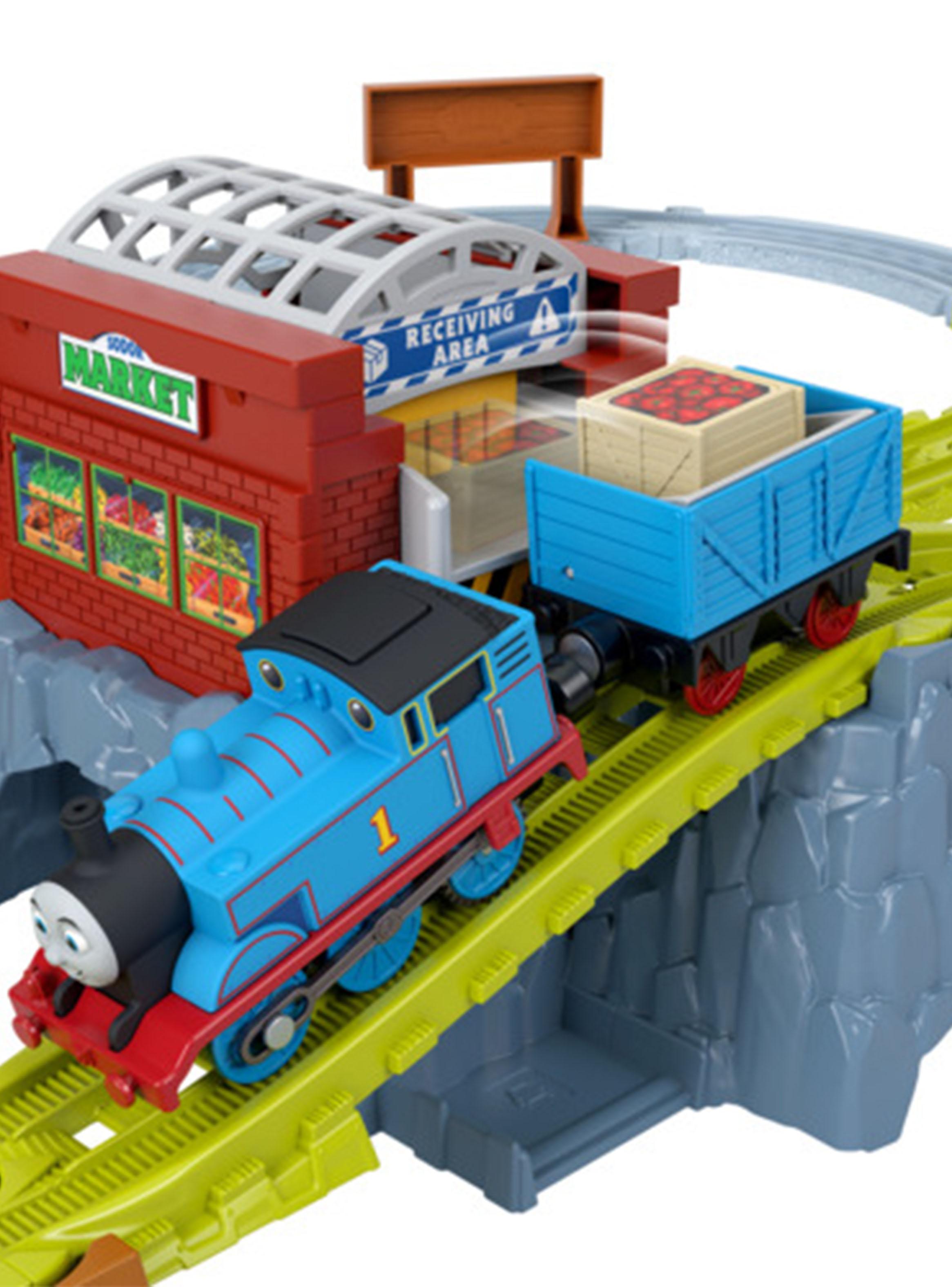 Pista de Tren Motorizado Muelle Delivery Cranky-2