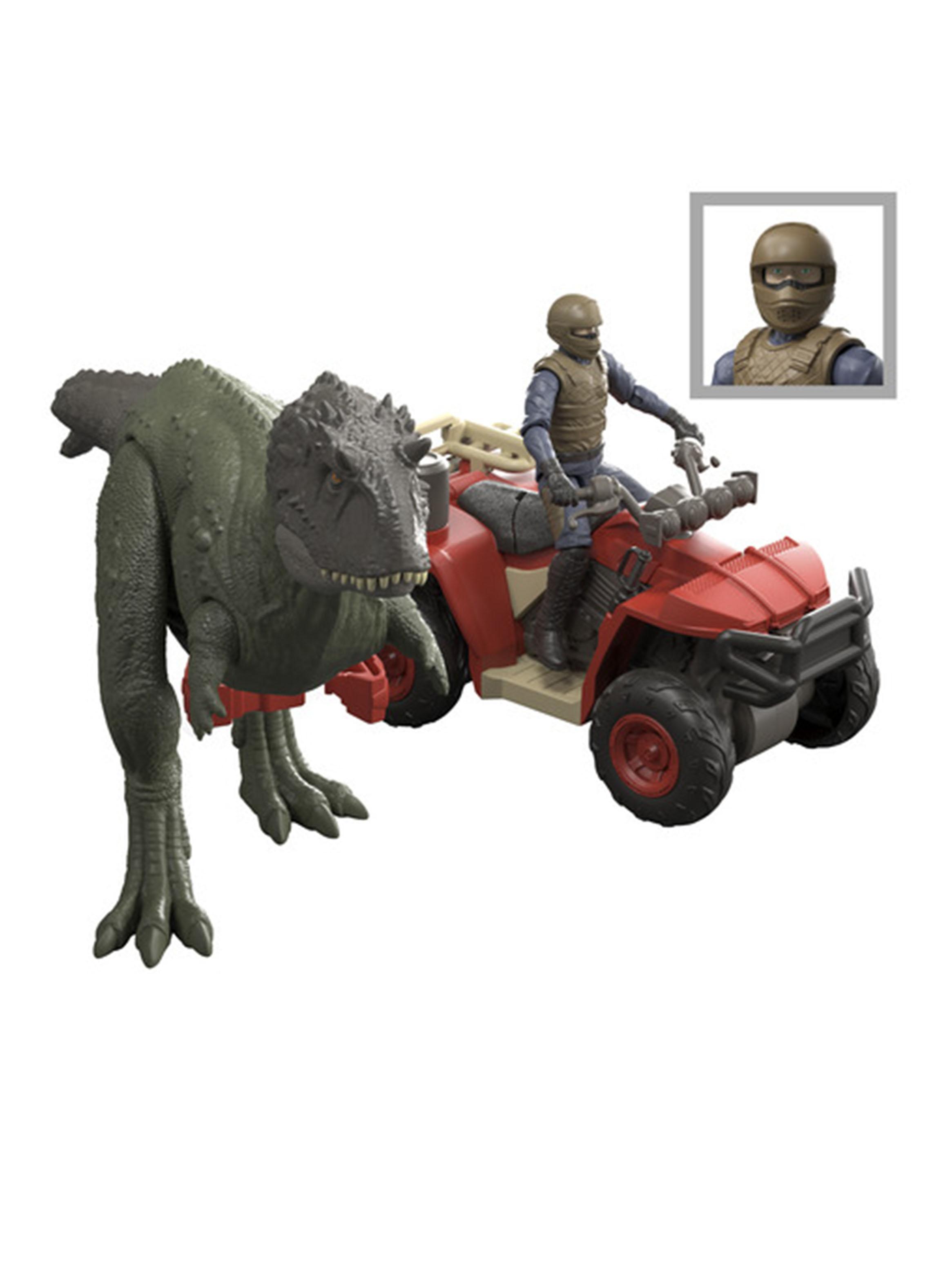 Vehículo Capture Claw Dinosaurio + Figura de Acción-1