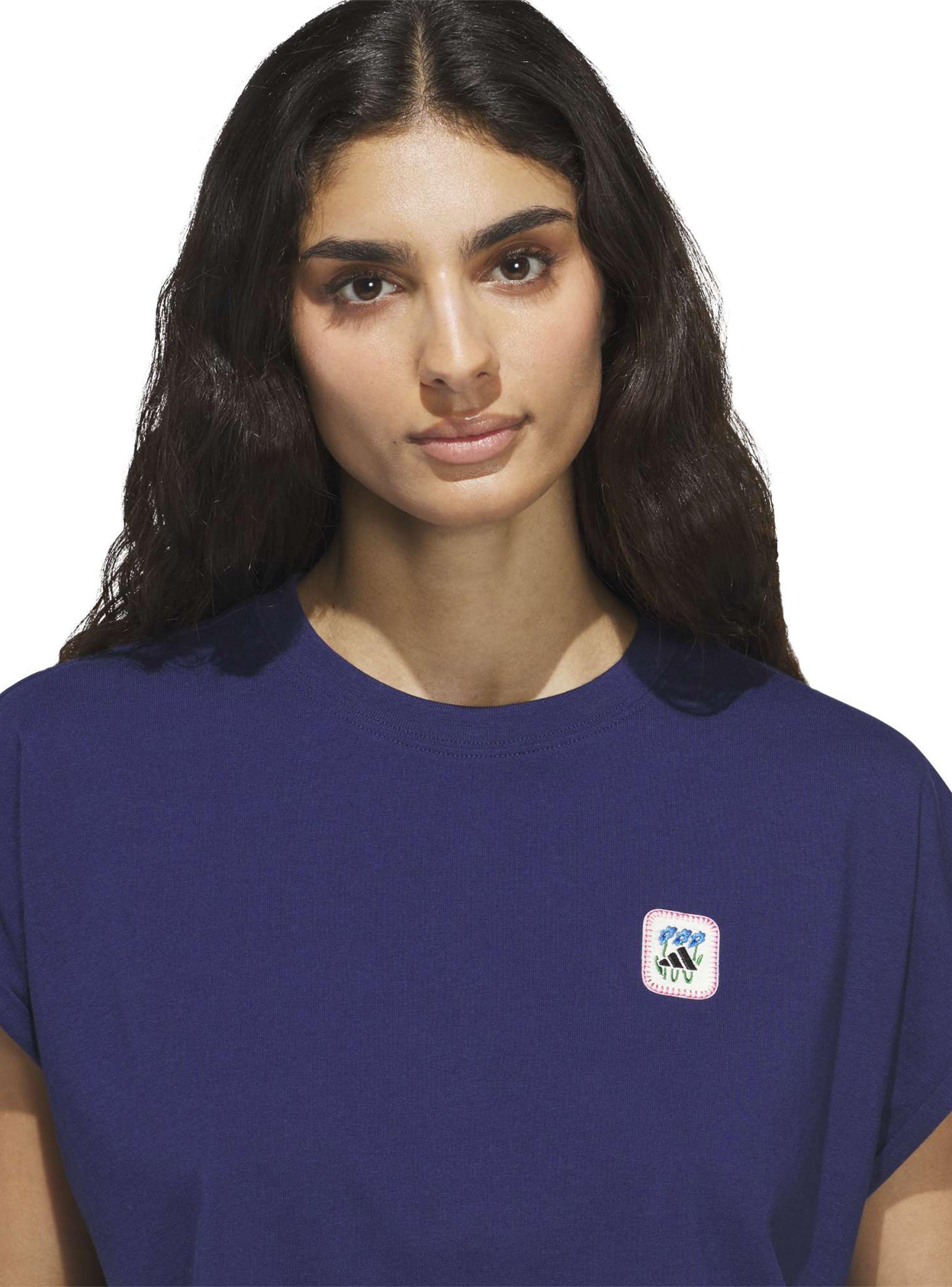 Polera Three Flowers Graphic Manga Corta-2