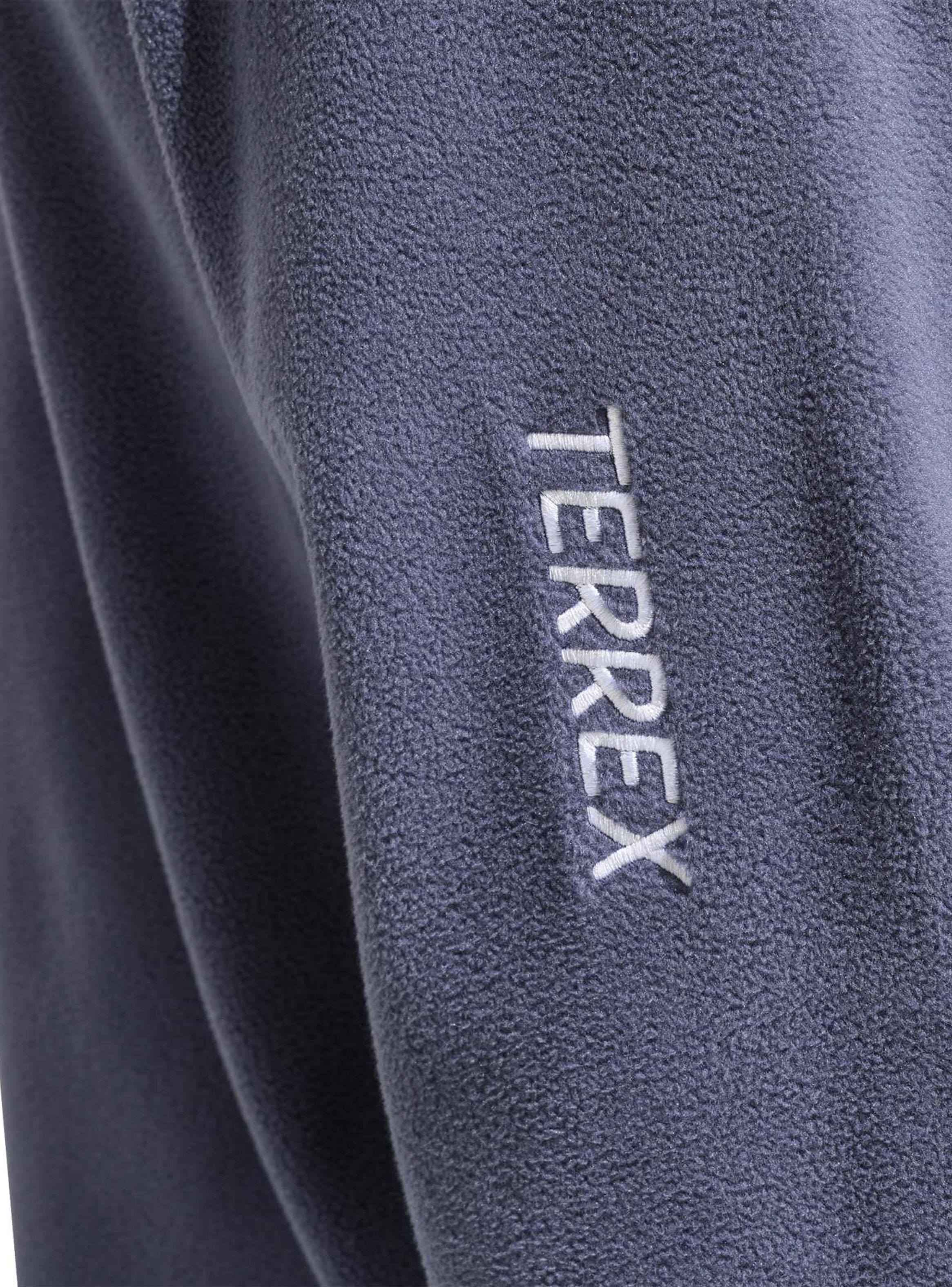 Chaqueta Tela Fleece Terrex Essentials Medio Cierre Frontal-3