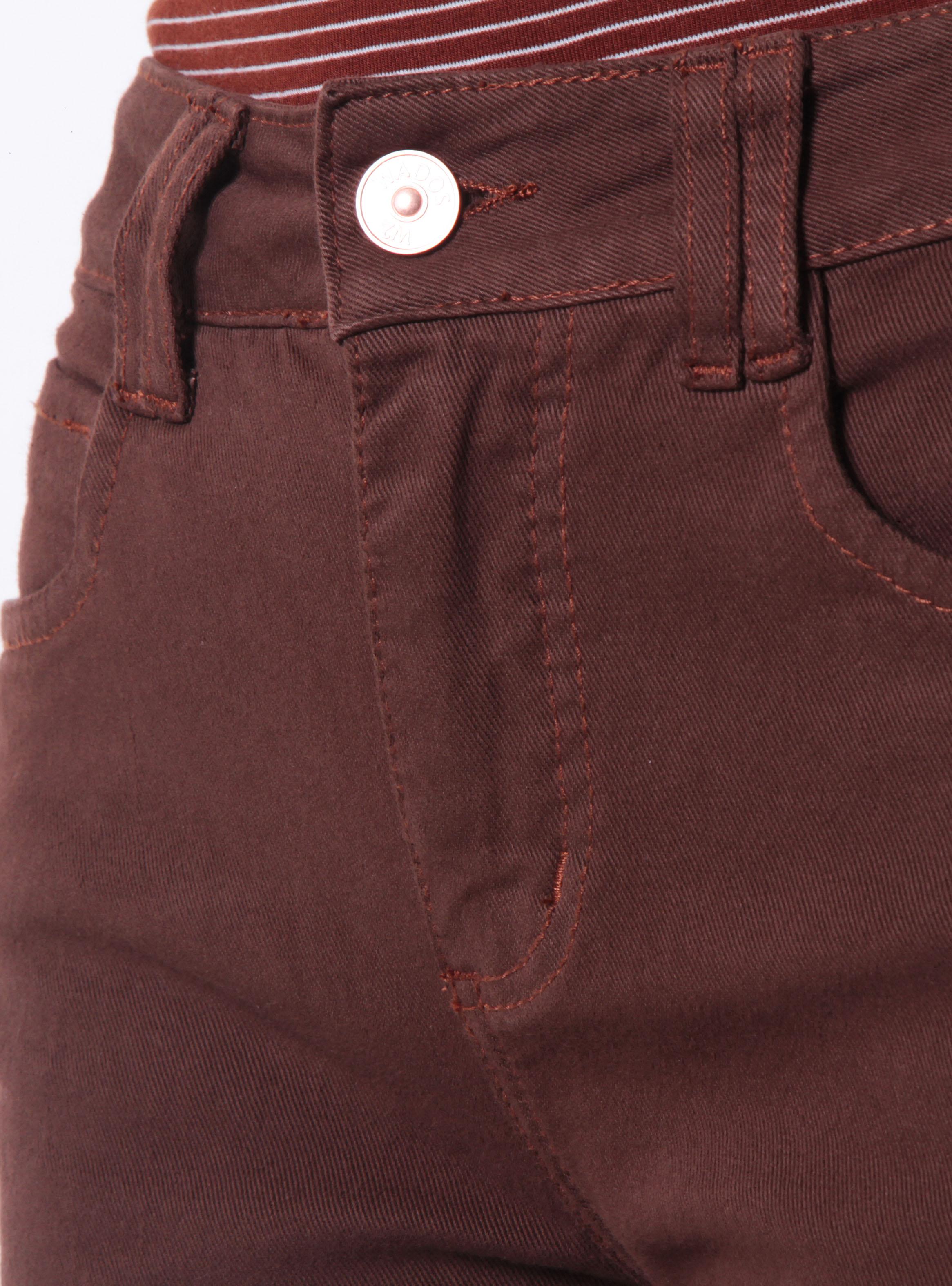 Jeans Wide Tiro Medio Pretina con 1 un Botón-2