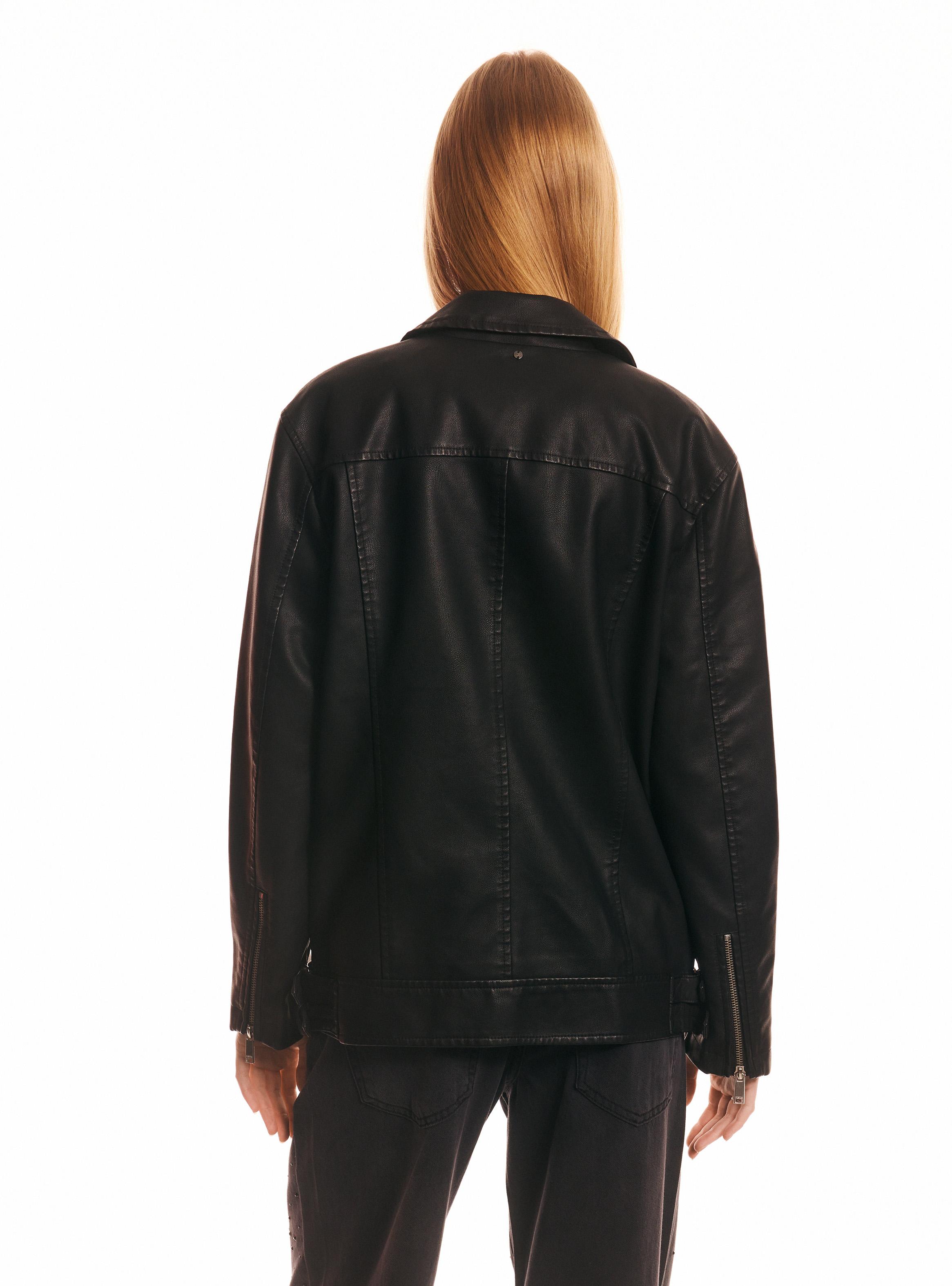 Chaqueta Biker Solapa y Cierre-1