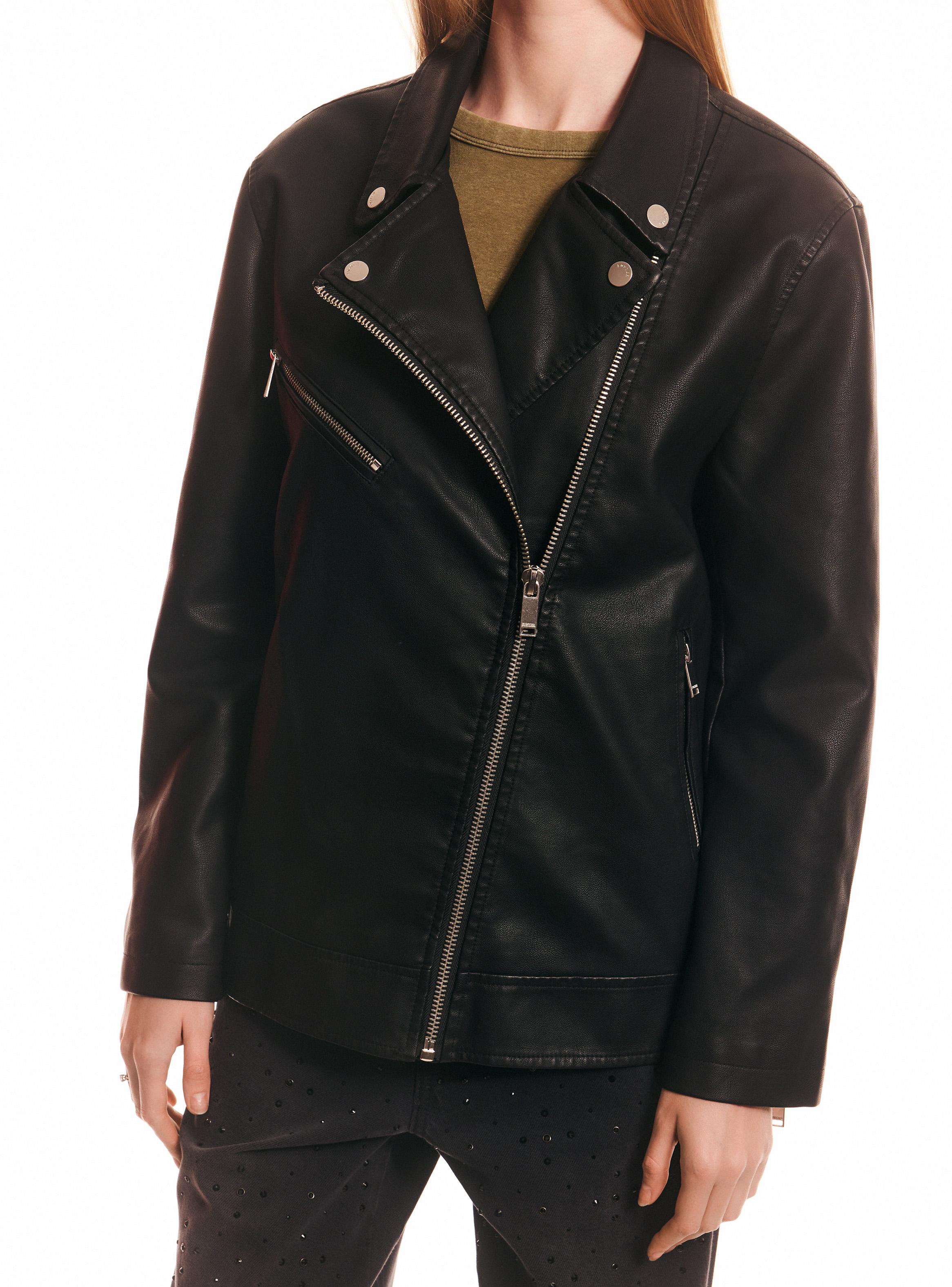 Chaqueta Biker Solapa y Cierre-3