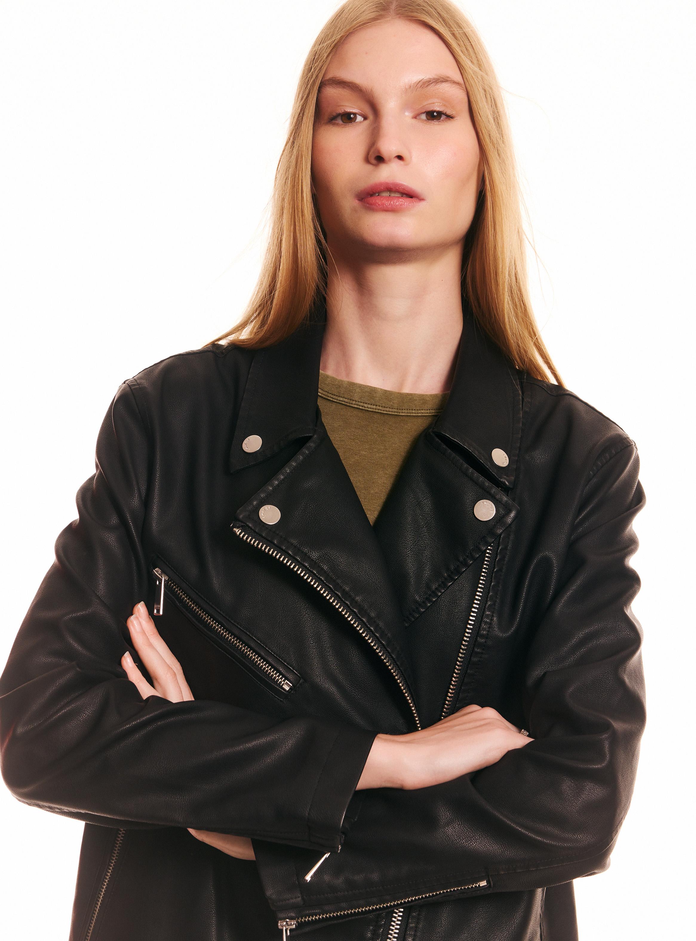 Chaqueta Biker Solapa y Cierre-2