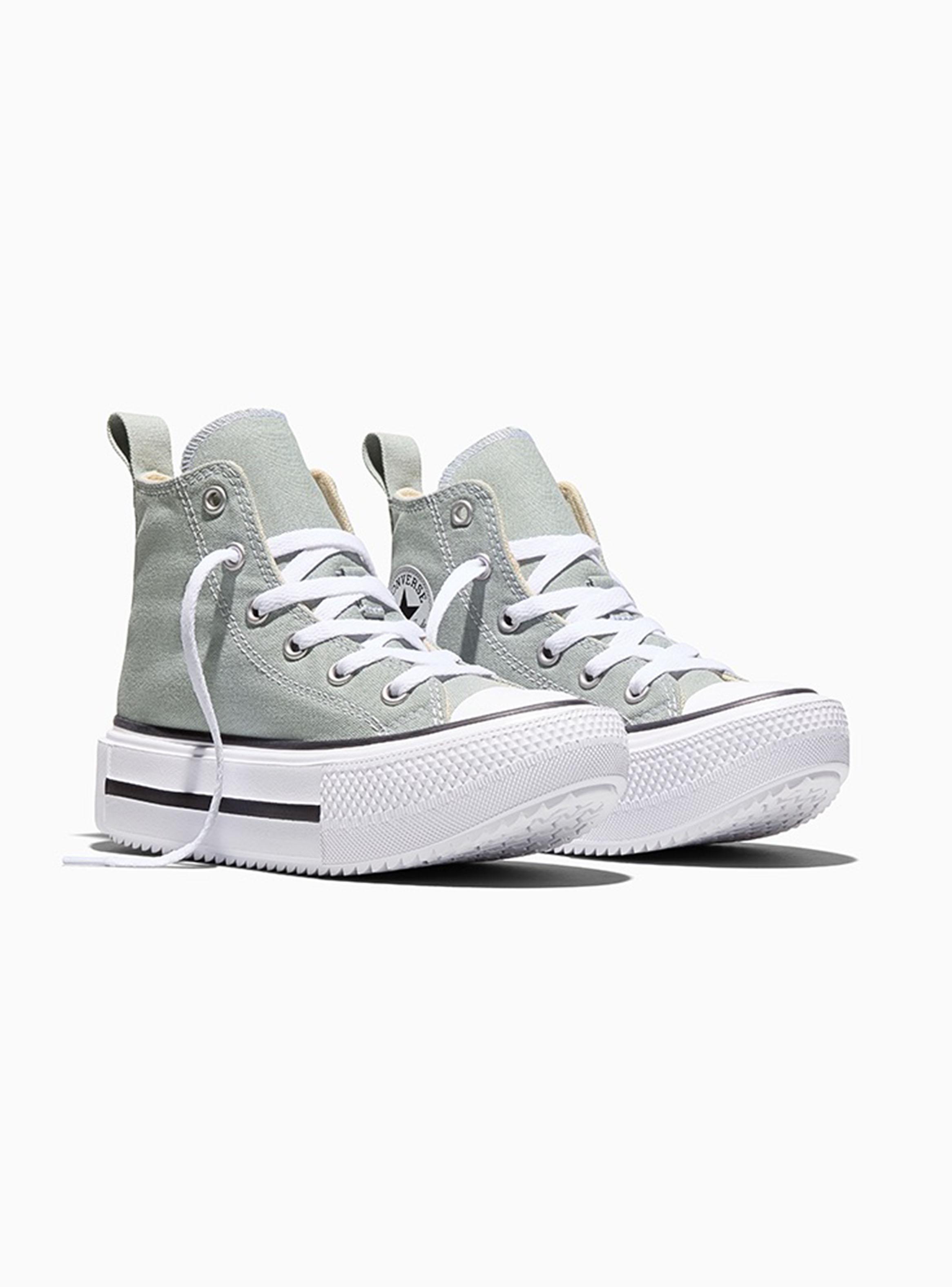 Zapatilla Gris All Star Lift Double Stack T.27 a T.35-1