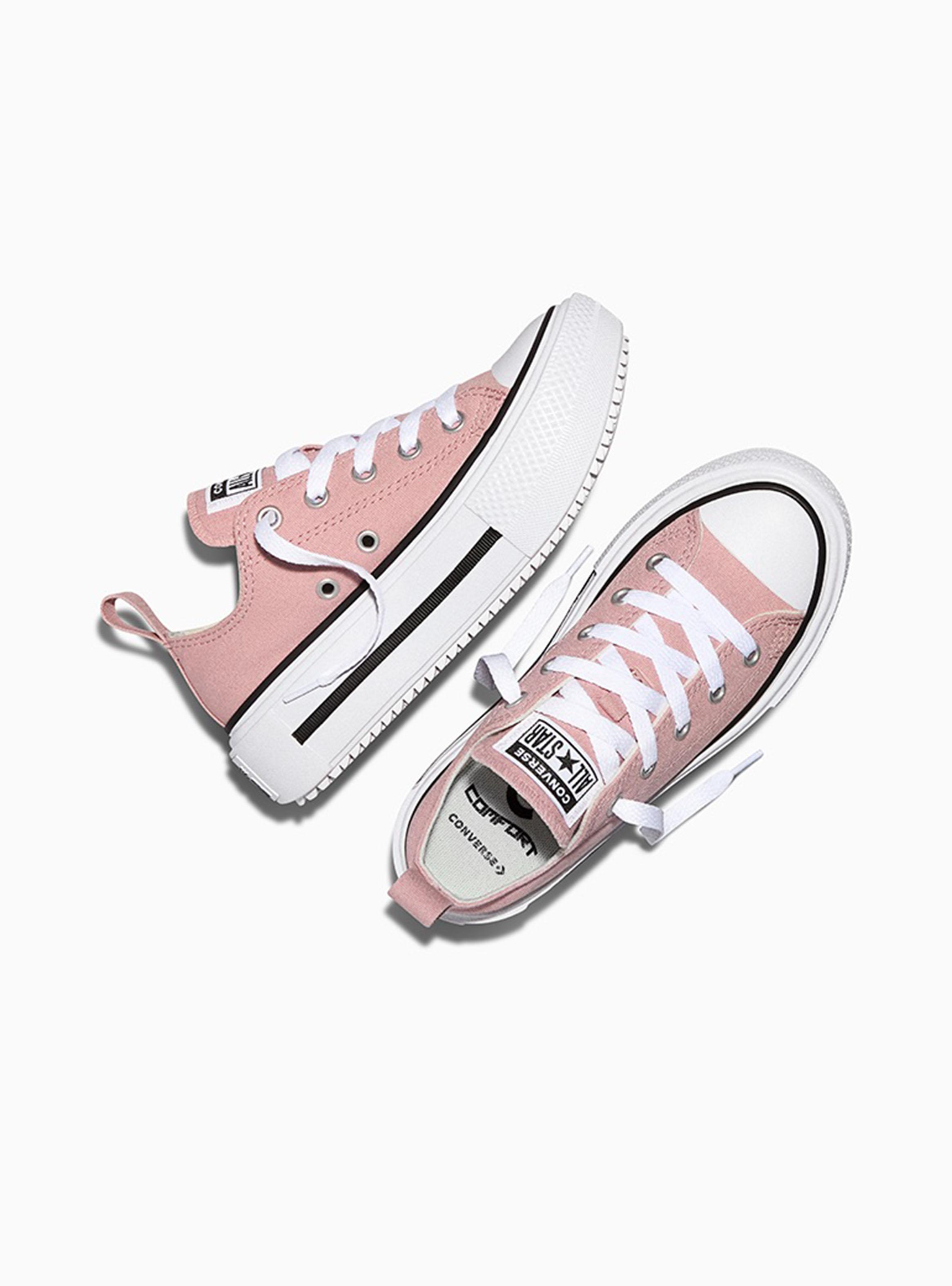 Zapatilla Urbana Pink All Star Lift Double Stack Niños-3
