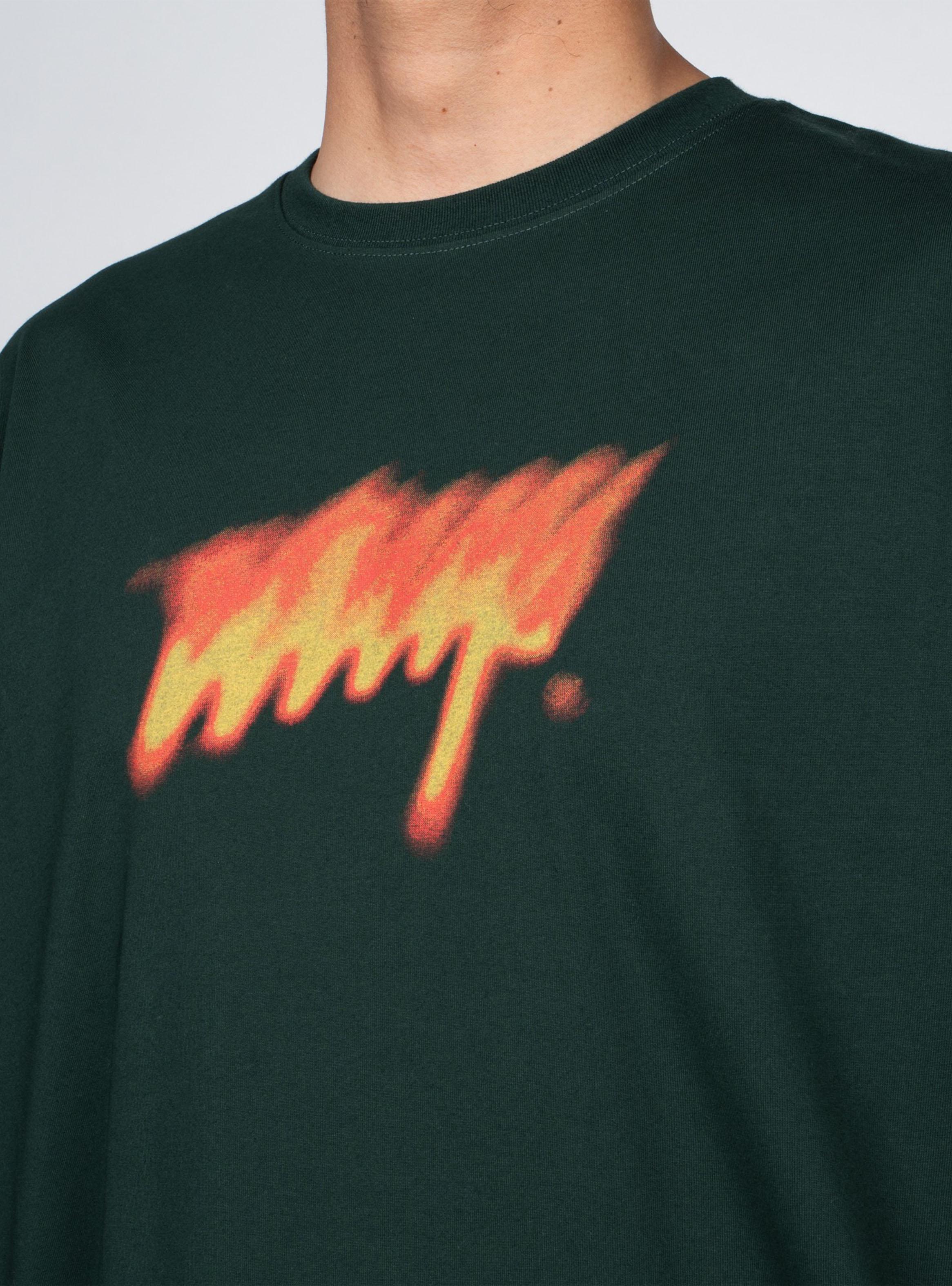 Polera Regular Print Fire-2