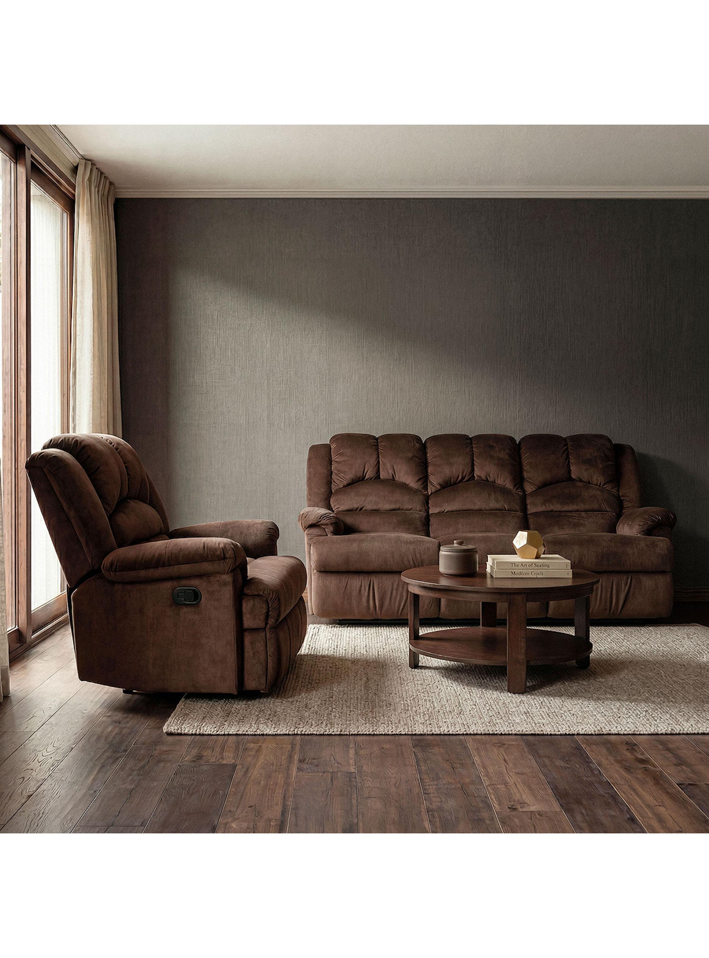 Juego de Living Jarrie Tela Chex Café 3-1-5