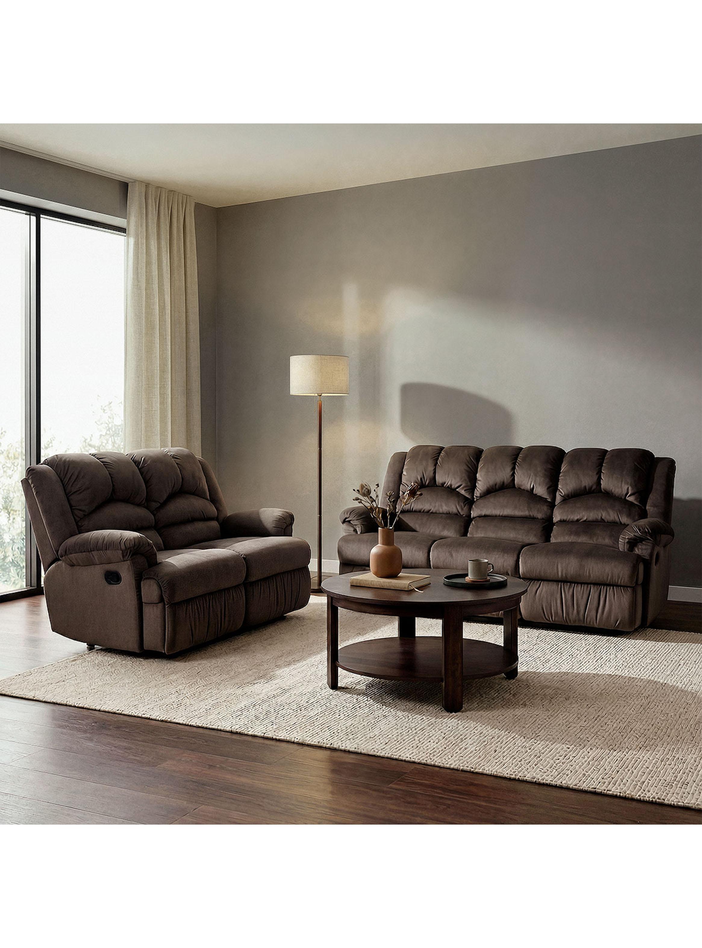 Juego de Living Jarrie Tela Chex Gris 3-2-5