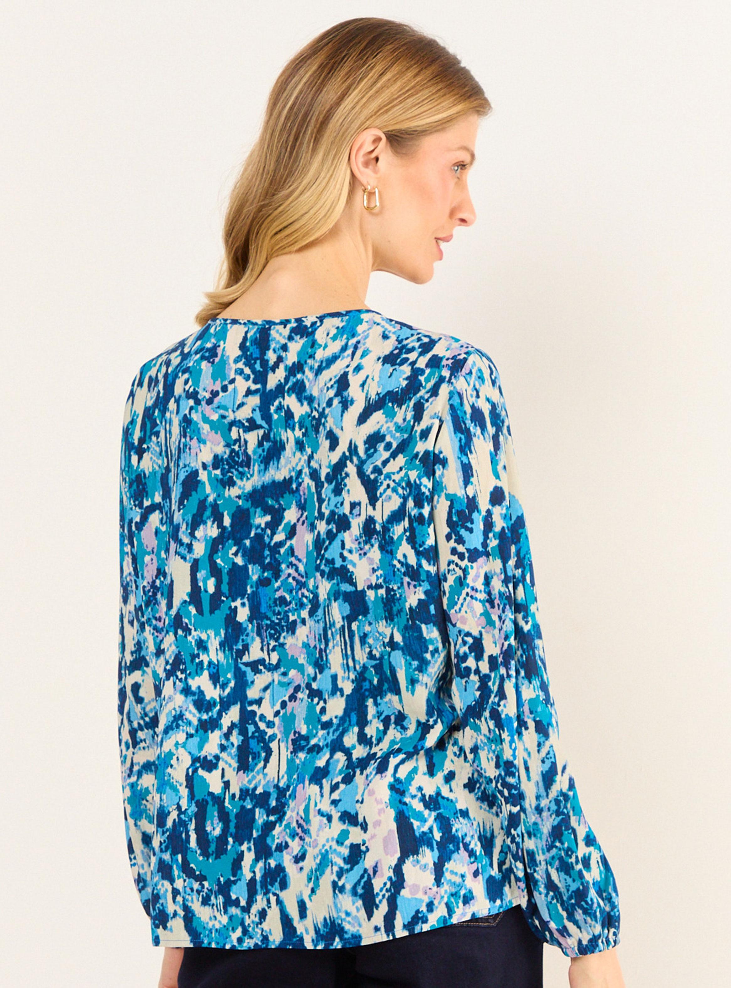 Blusa Escote Redondo Estampada-1
