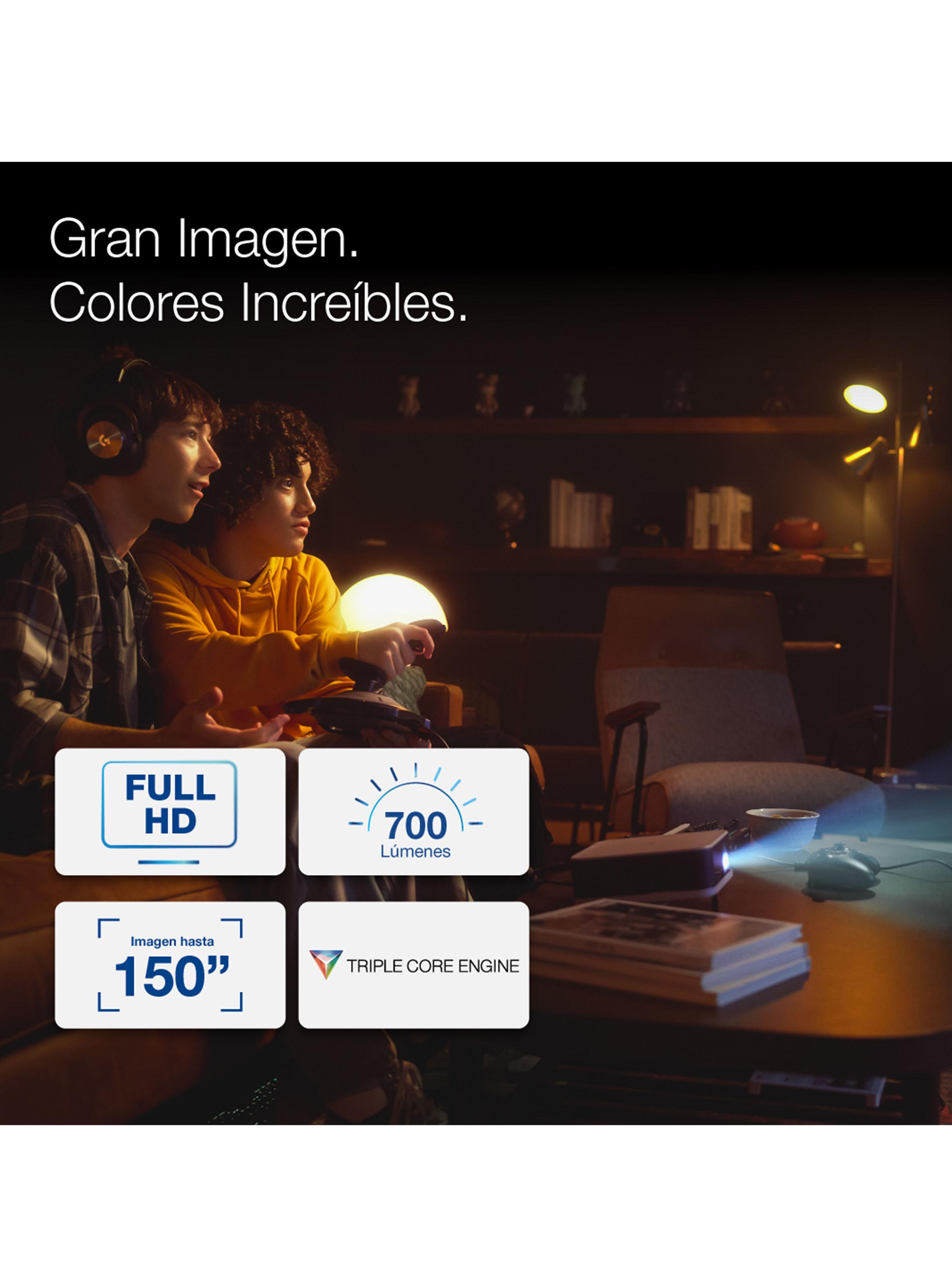 Proyector Portátil Lifestudio Pop EF-61 Blanco-3