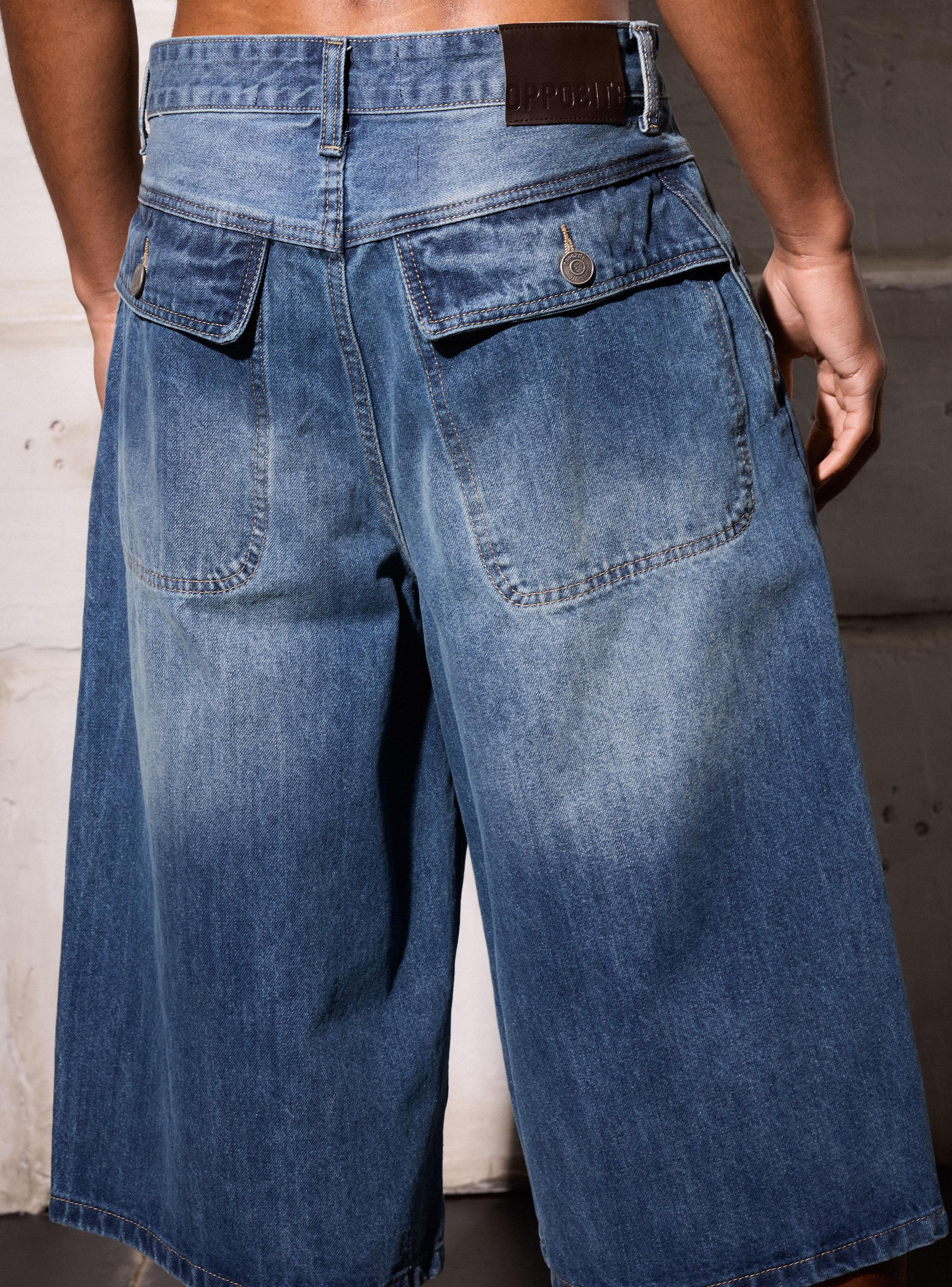 Bermuda Jort con Tapetas Baggy-3
