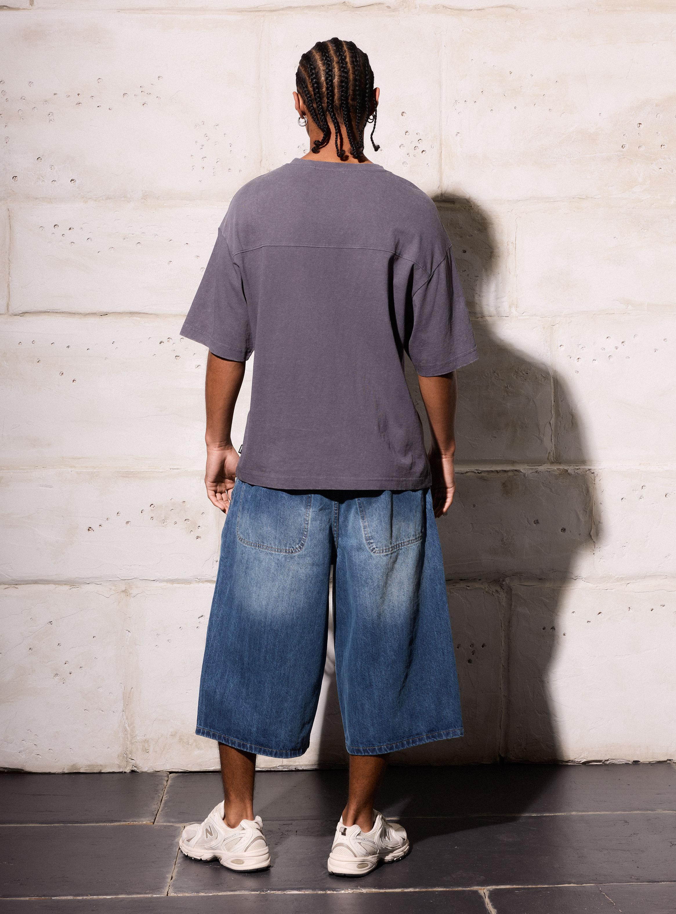Bermuda Jort con Tapetas Baggy-5