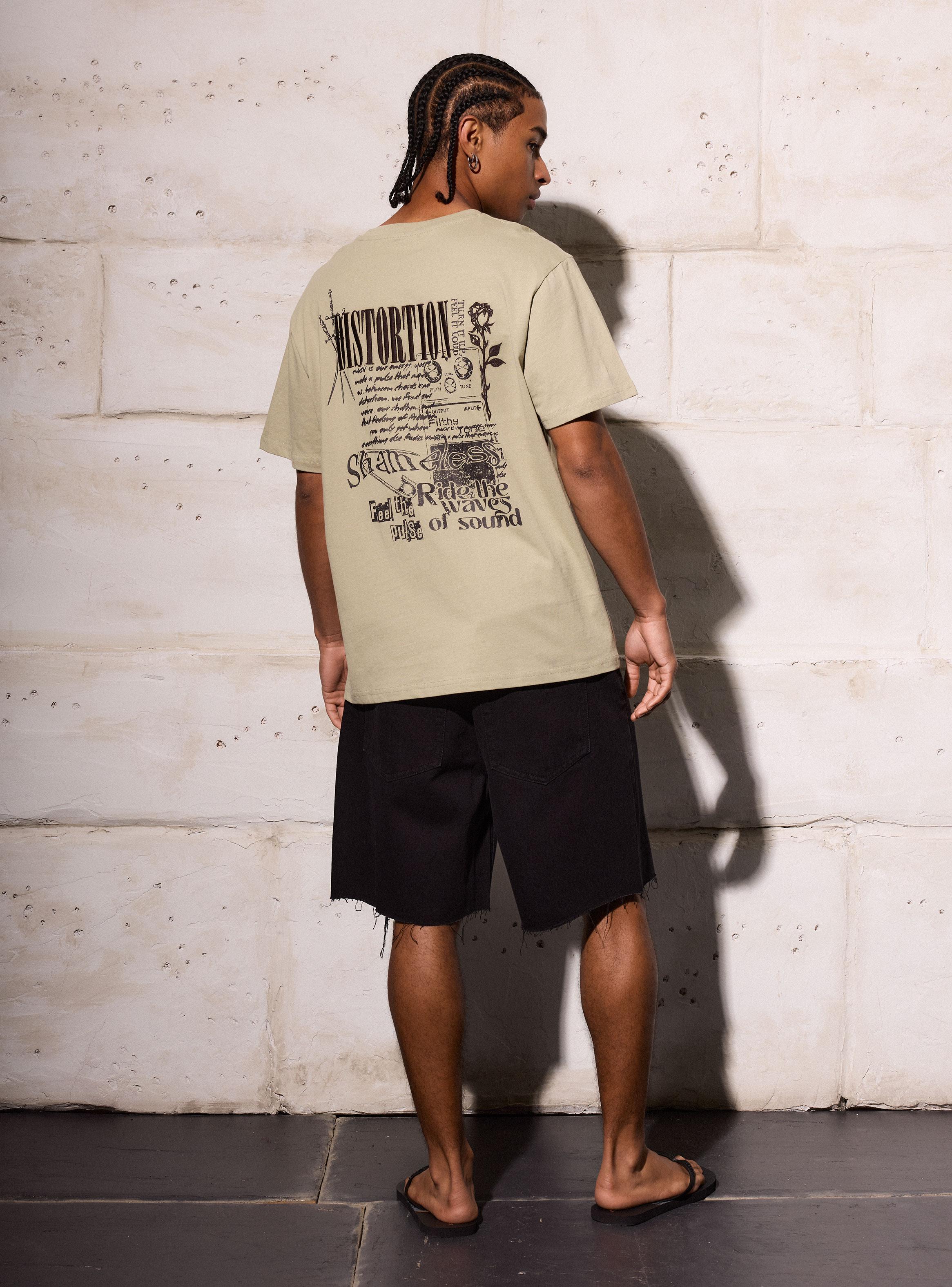 Bermuda Roturas Skater Tiro Medio-5