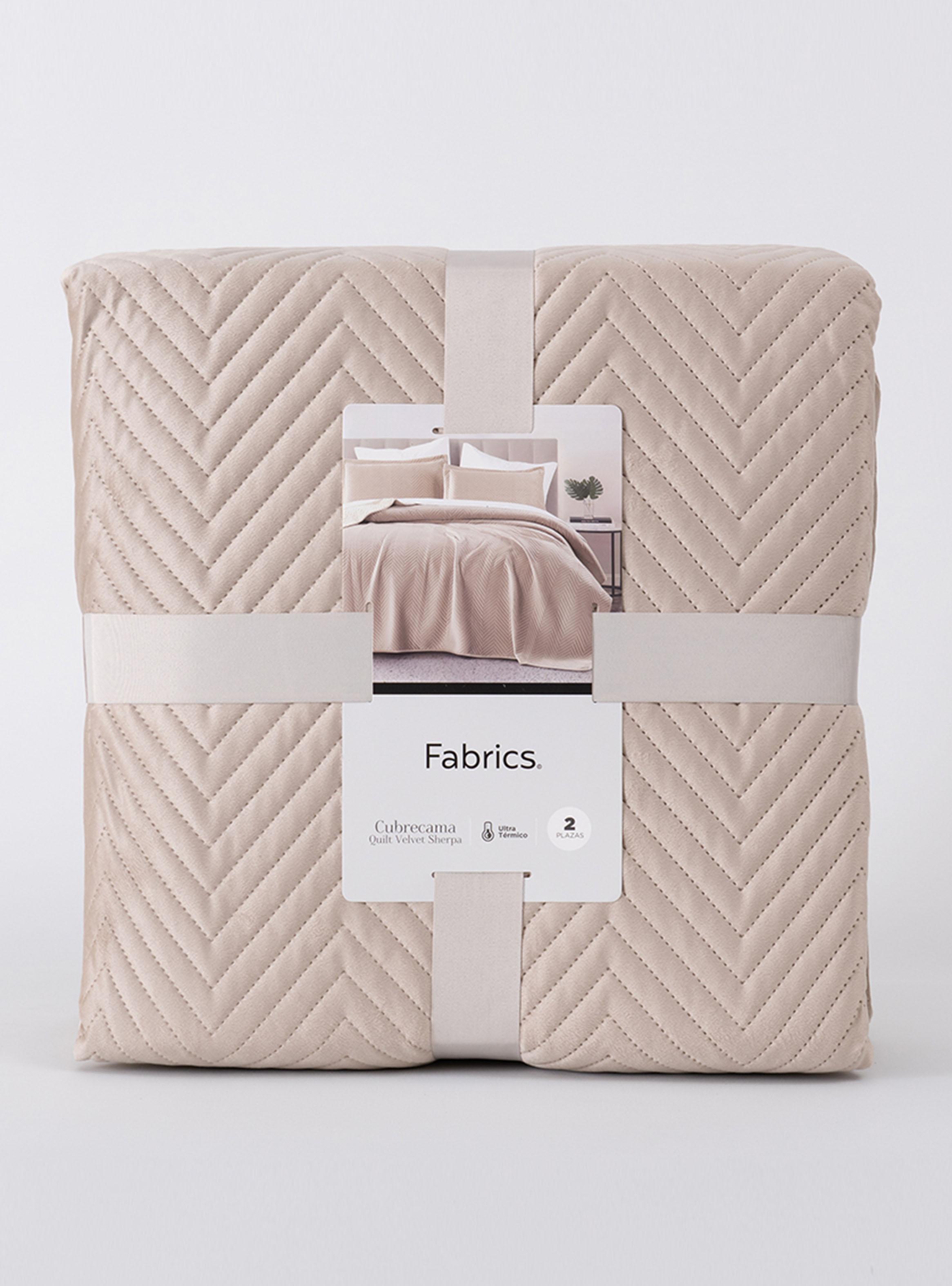 Quilt Velvet Sherpa King Kenso Beige-3
