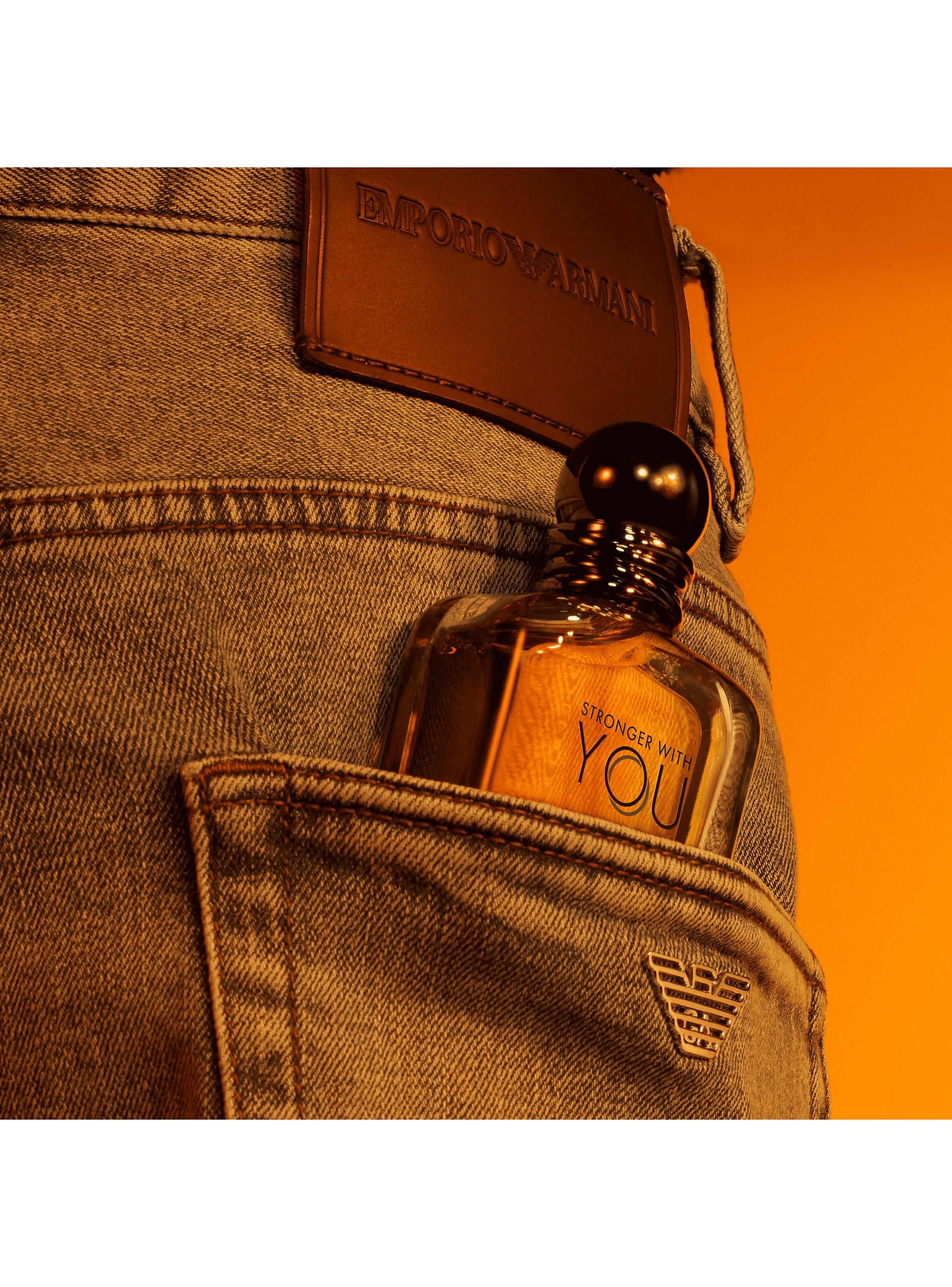Set Perfume Stronger With You EDT Hombre 100ml + 15ml Giorgio Armani-4