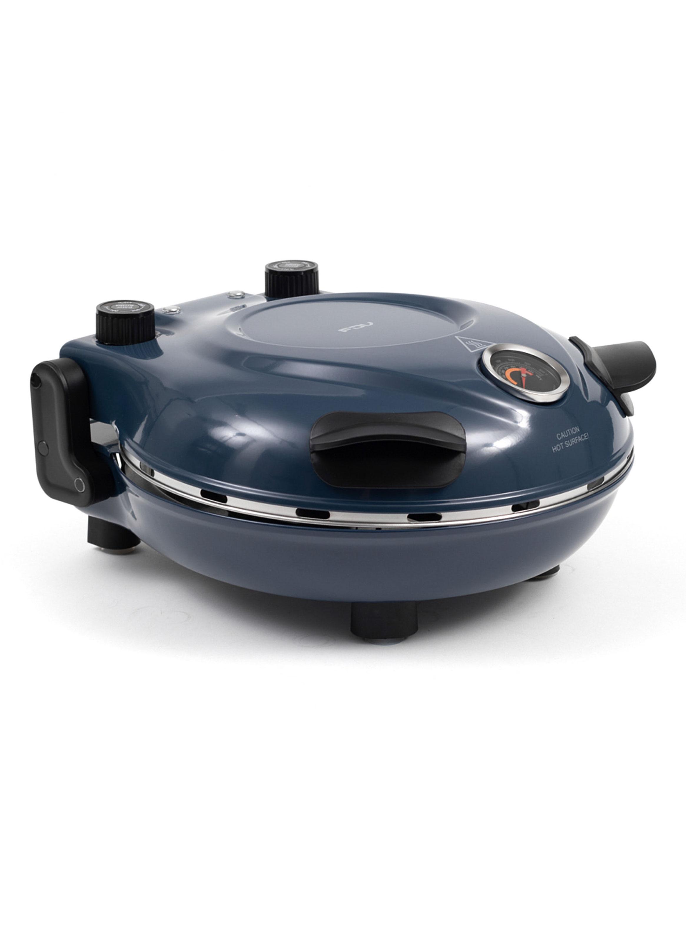 Horno Eléctrico para Pizza Doble Control MS-603A Azul-2