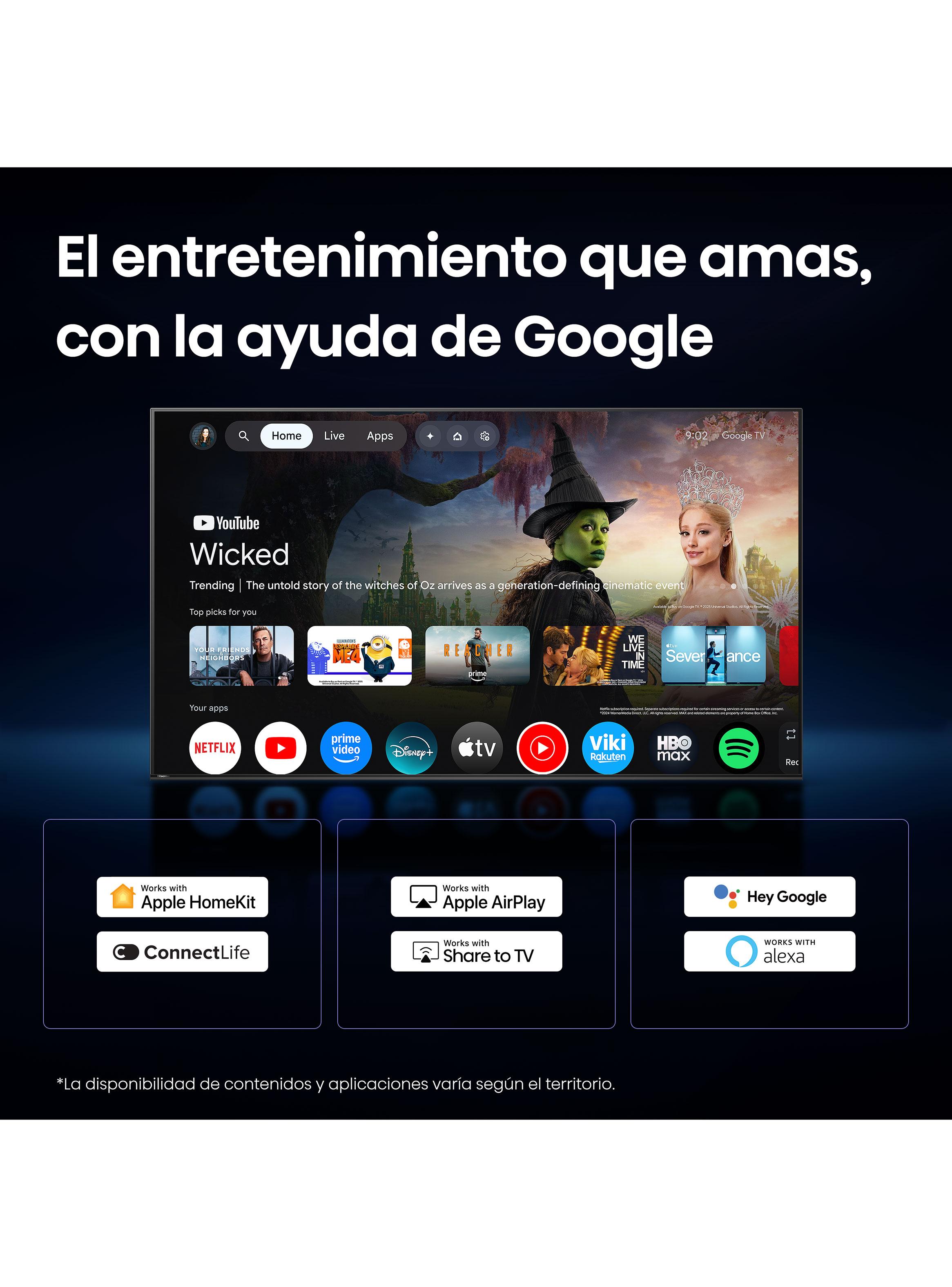 QLED Mini LED Smart TV 75'' 4K UHD Google TV Gamer 144Hz 75U7ESG-9