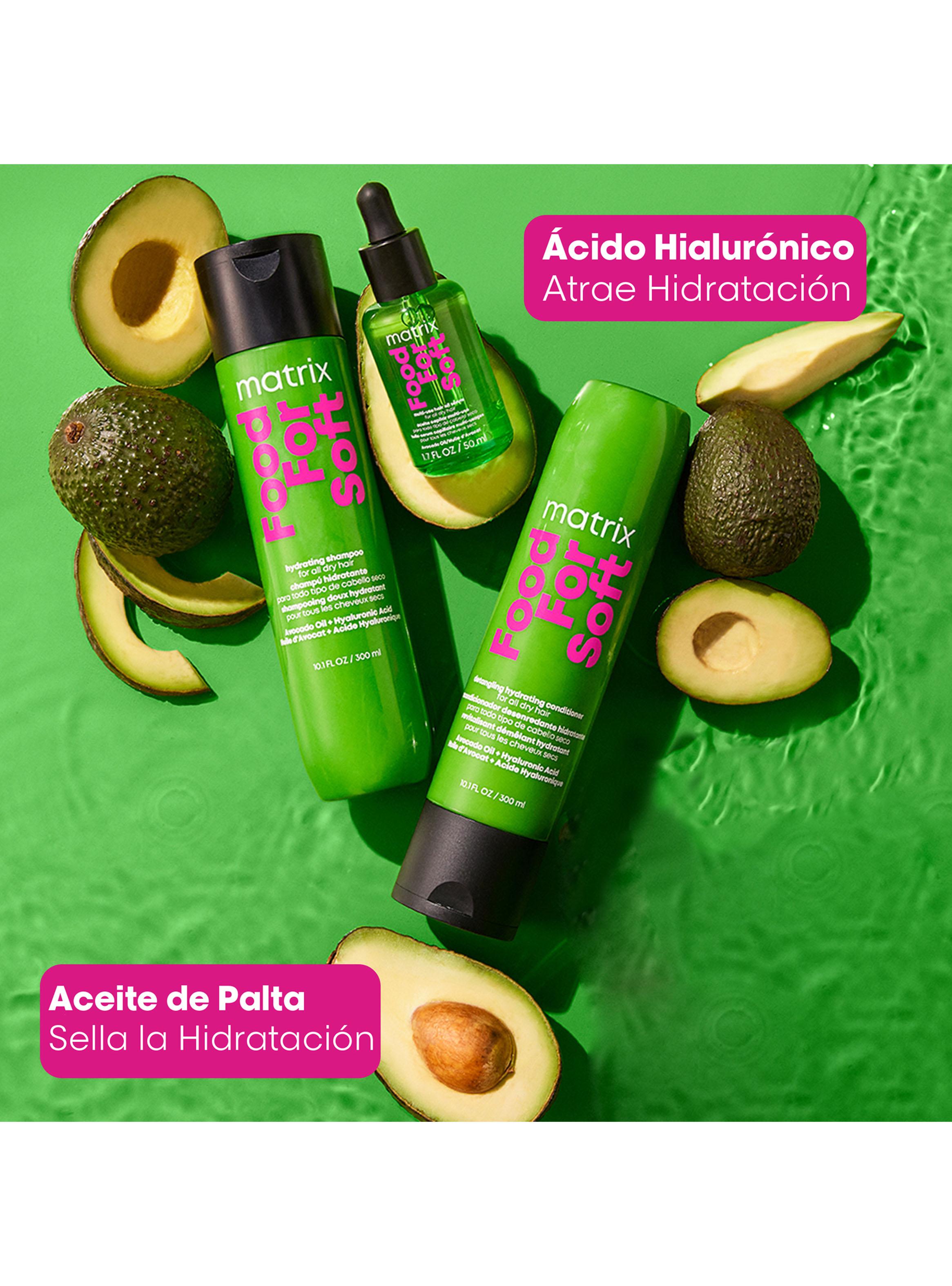 Set Hidratante Shampoo 300ml + Acondicionador 300ml Food For Soft-5