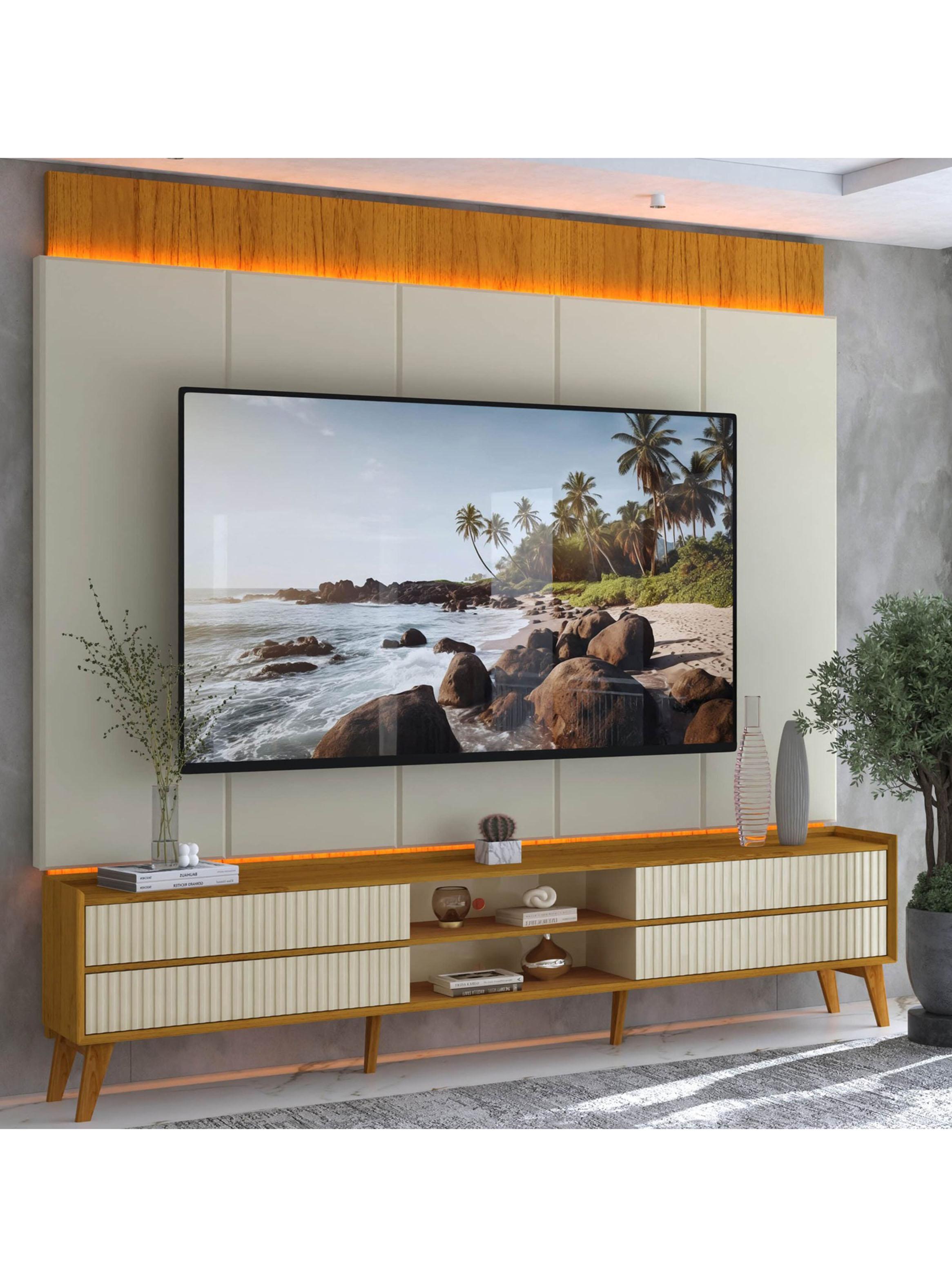 Rack TV 80'' + Panel Magnífico LED 2.2-3