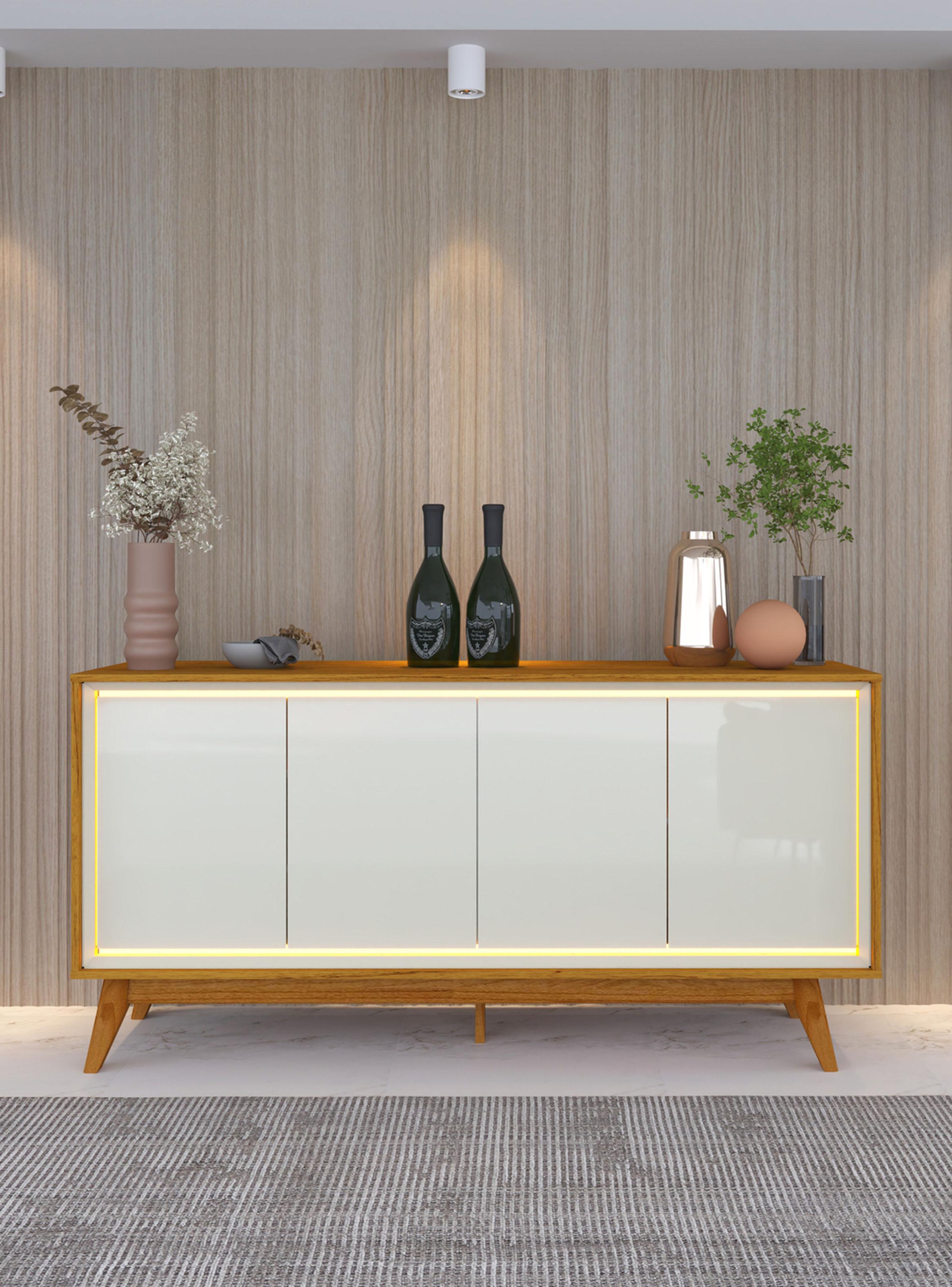 Buffet 4 Puertas Requinte 1.6 con Luces Led-0