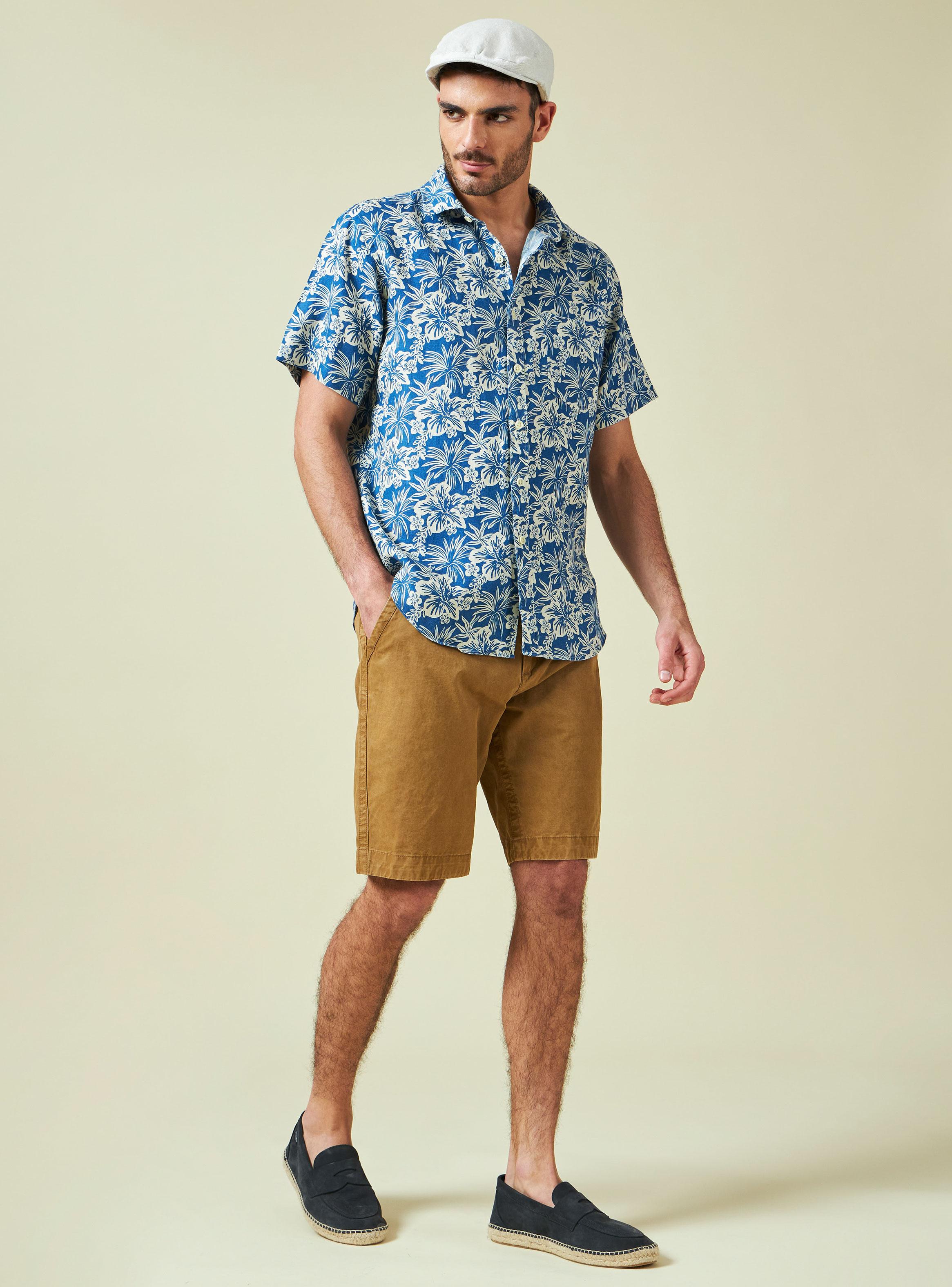 Camisa Manga Corta Fullprint Flor-3