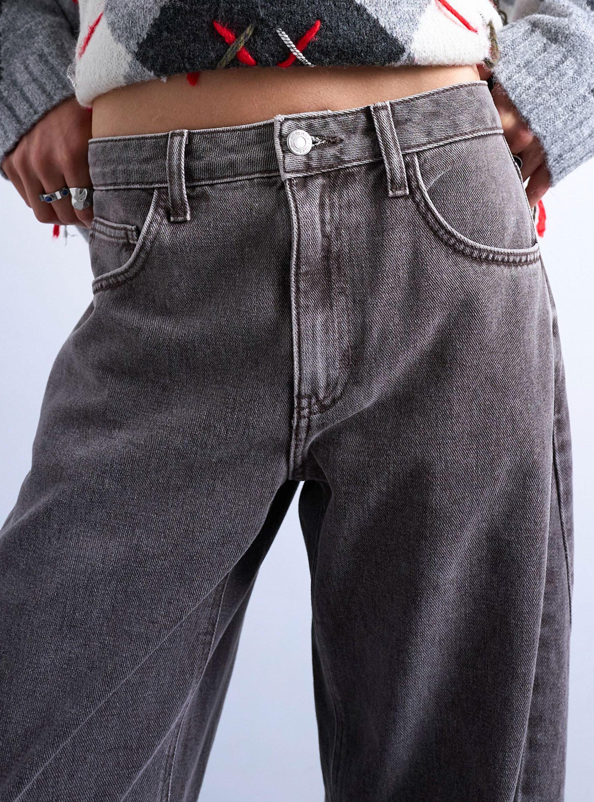 Jeans Brit Barrel con Cierre-2